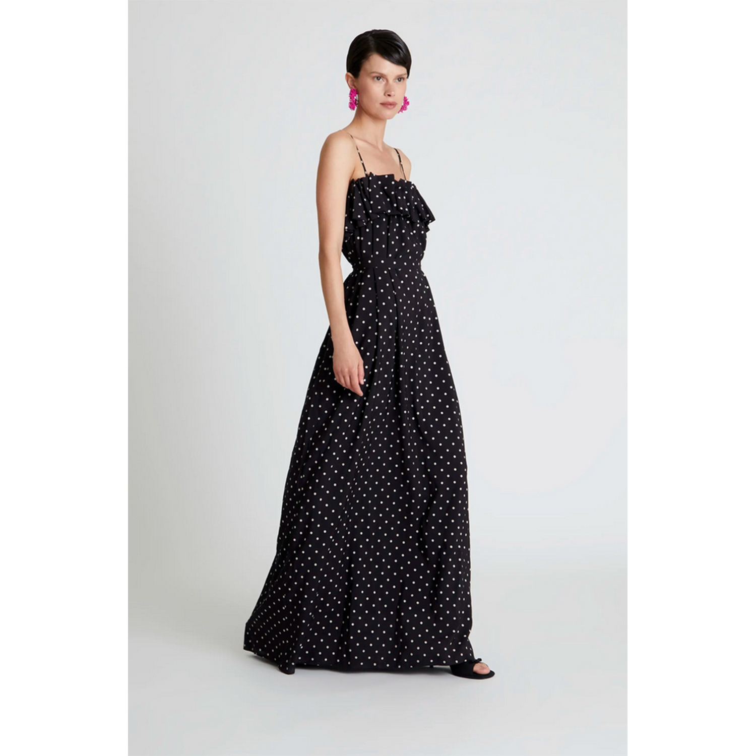 Compañia Fantastica Long Kleid Polka Dots