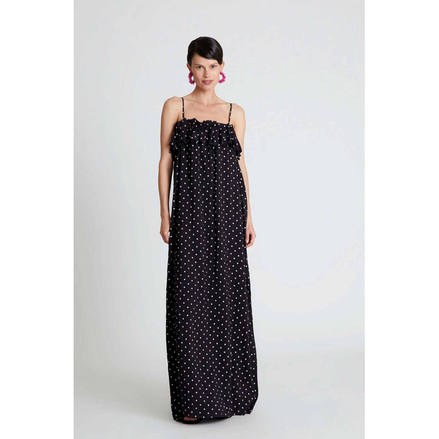 Compañia Fantastica Long Kleid Polka Dots