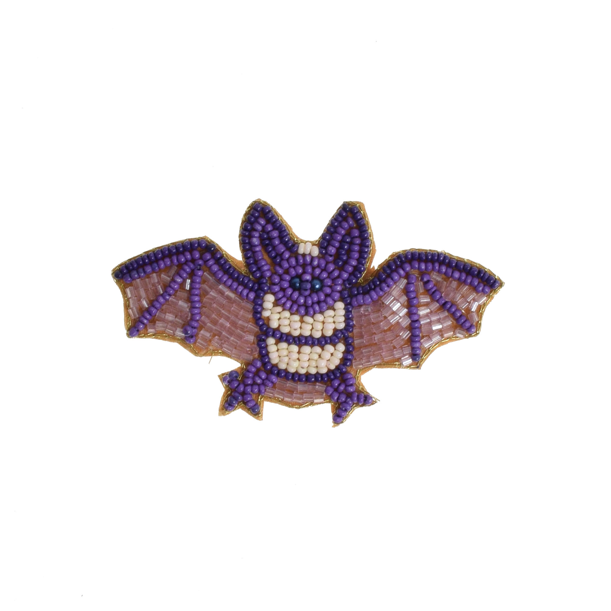 La Garçonne Bijoux Purple Bat Brosche