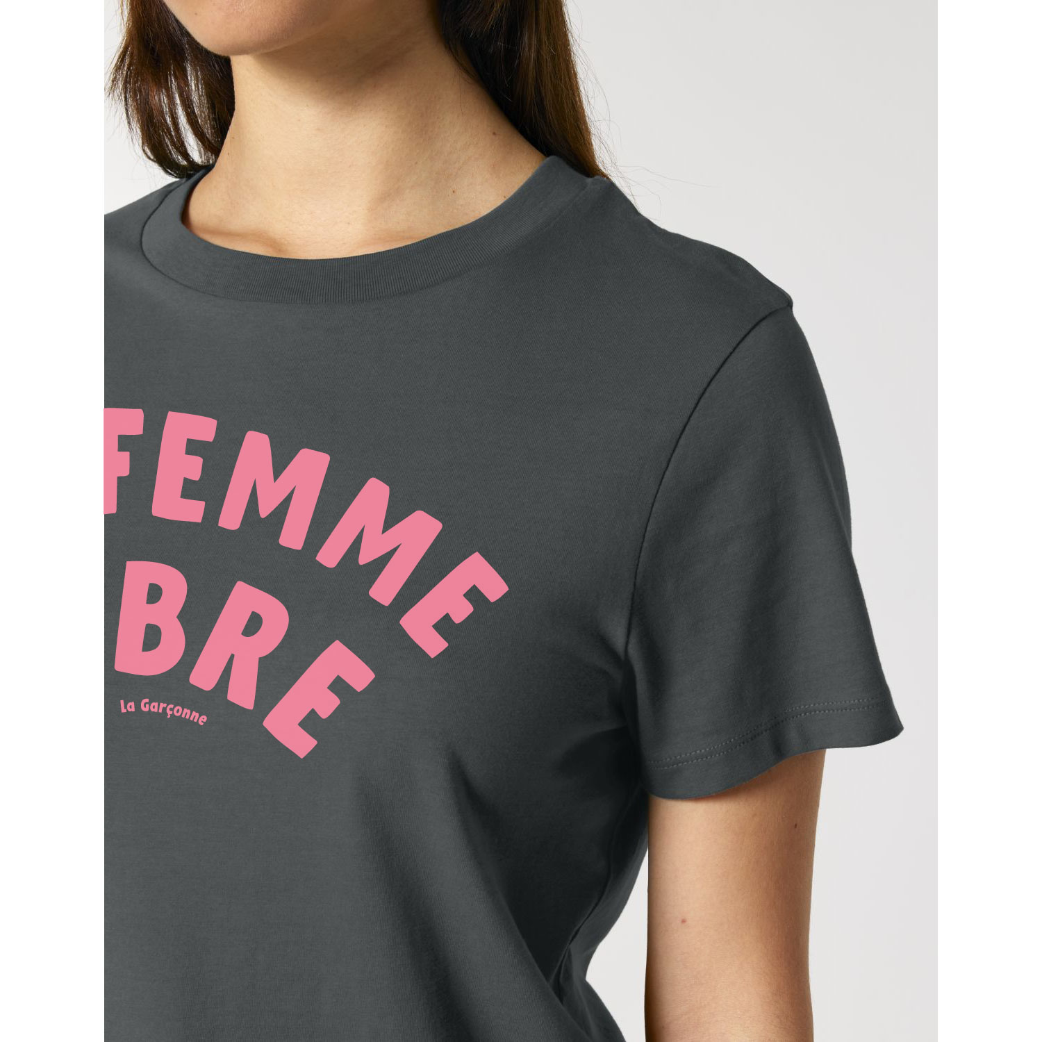 La Garçonne Vetements La Femme Libre T-Shirt Anthracite