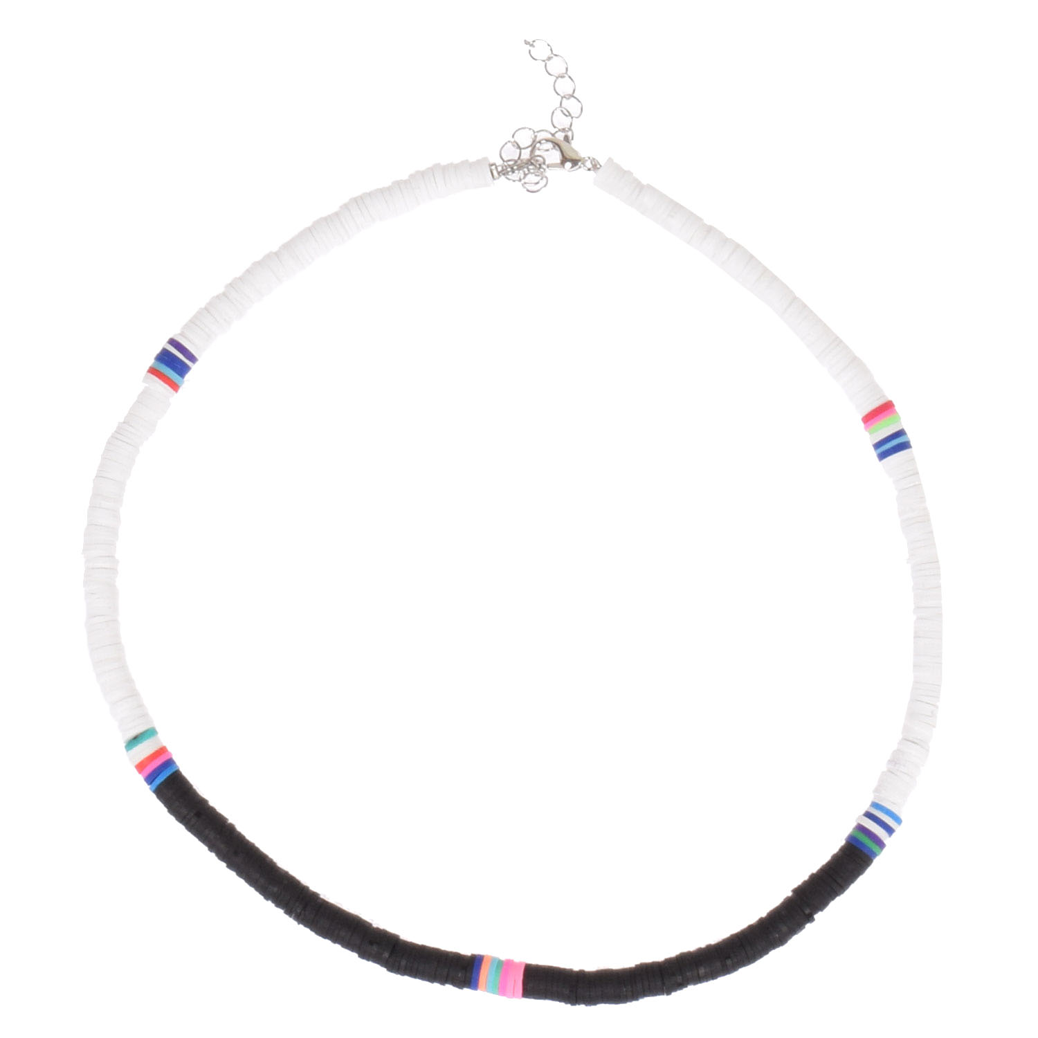 La Garçonne Bijoux Biarritz Halskette Noir et Blanc