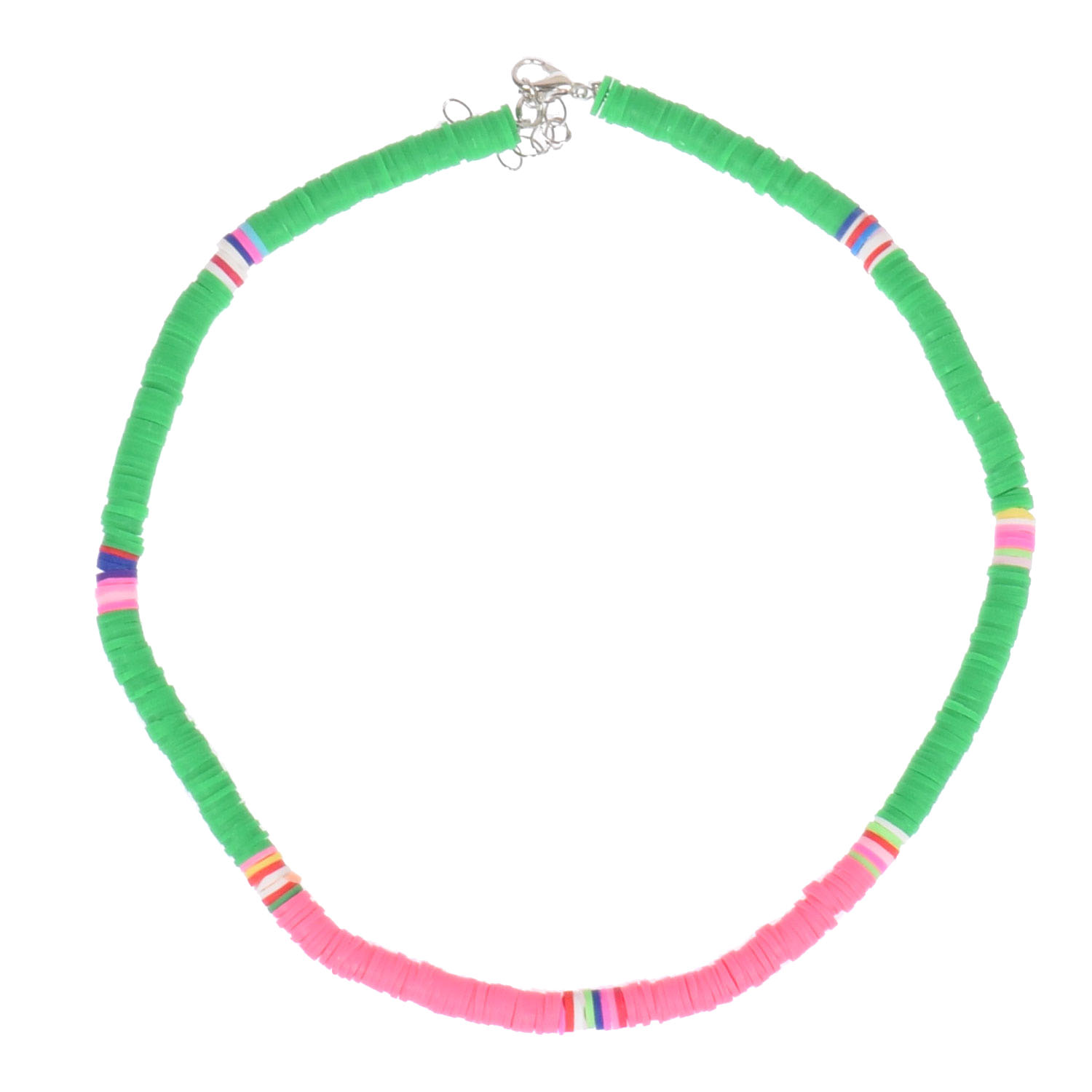 Biarritz Halskette Vert et Rose