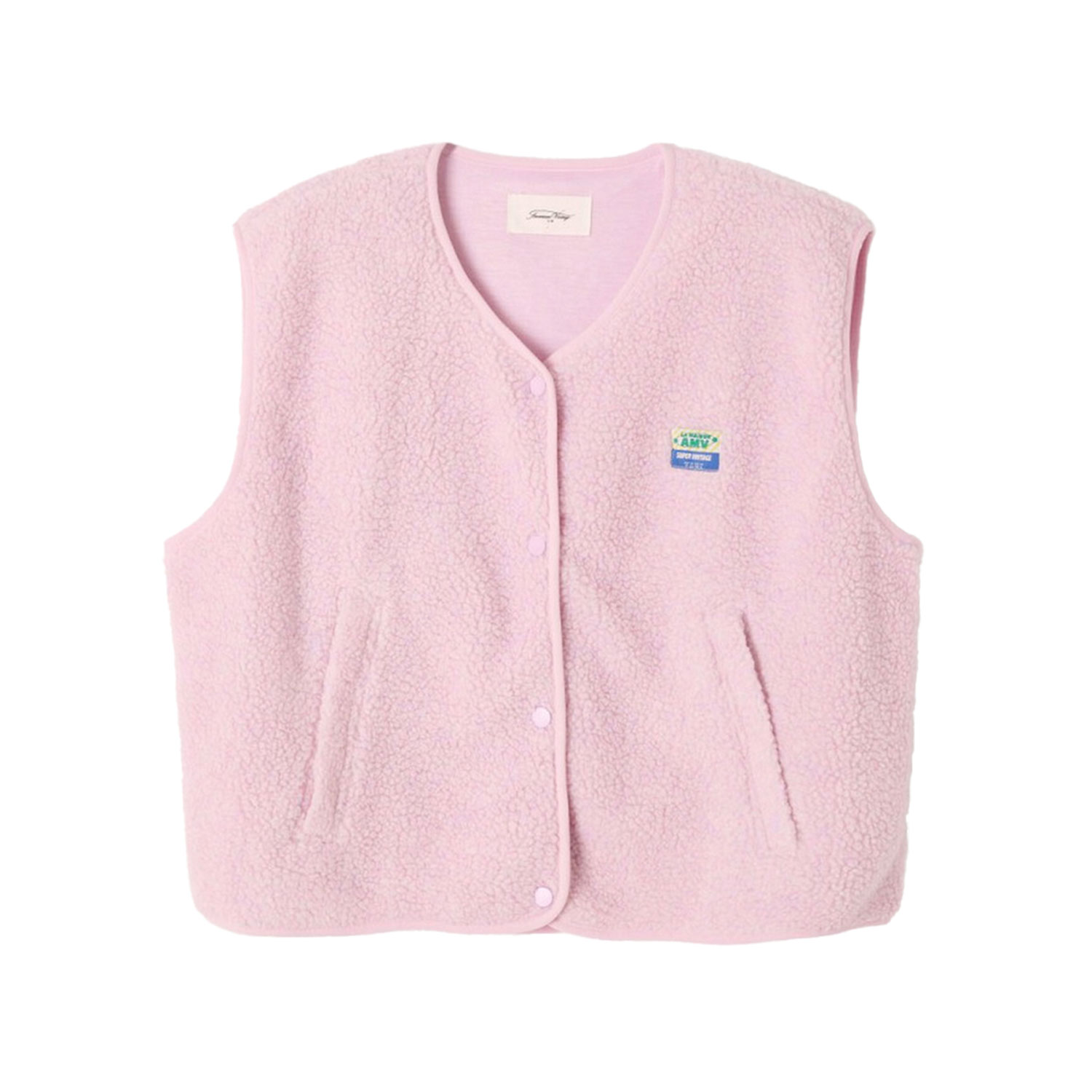 American Vintage Hokttown Gilet in Rosa von American Vintage