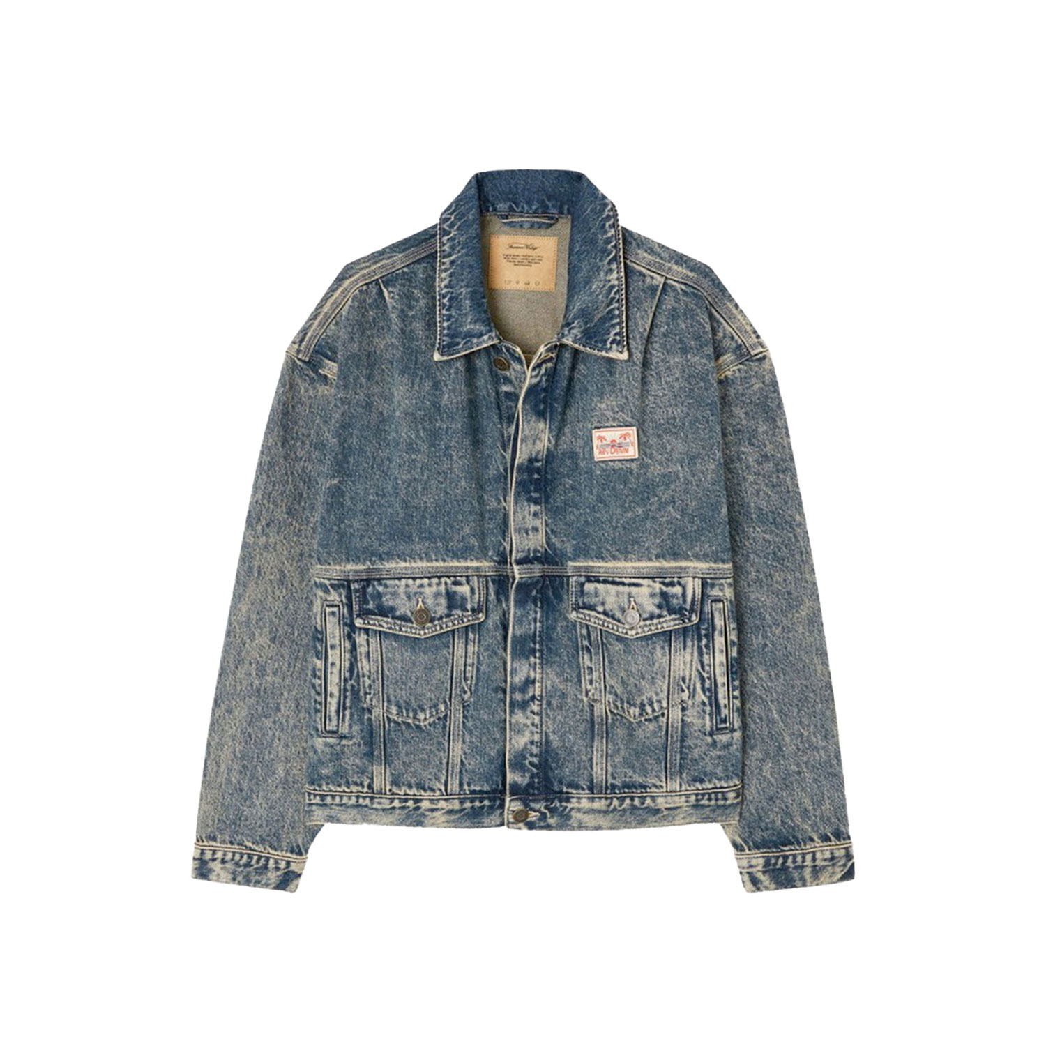 American Vintage Joybird Jeansjacke in Blau von American Vintage vorne