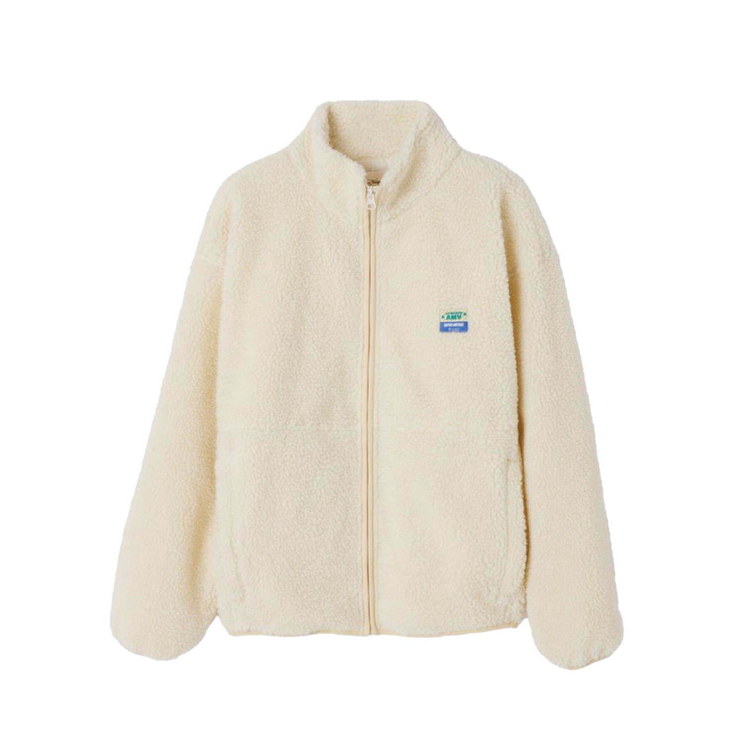 American Vintage Hoktown Fleecejacke Ecru