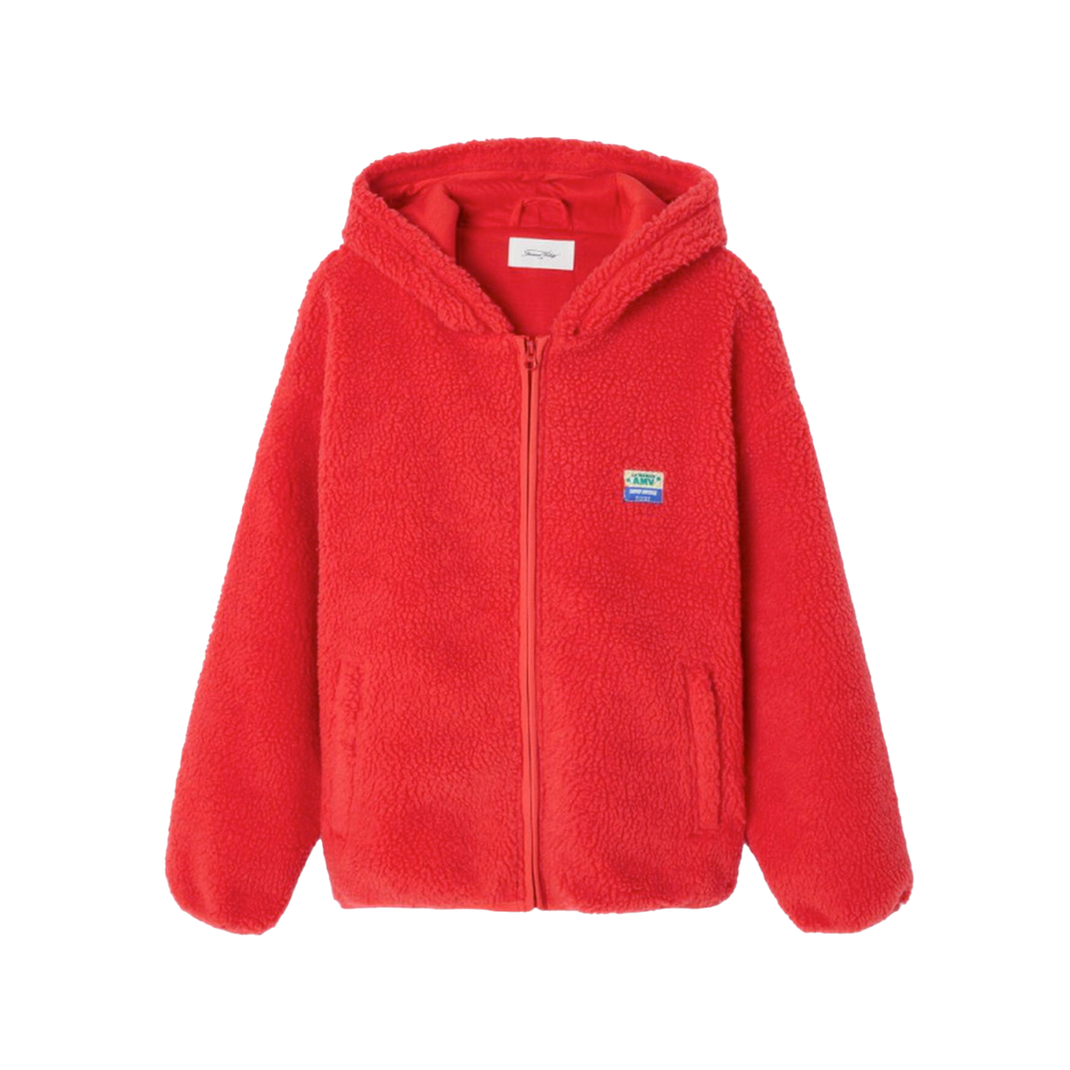 American Vintage Hoktown Kaputzen-Fleecejacke Fraise