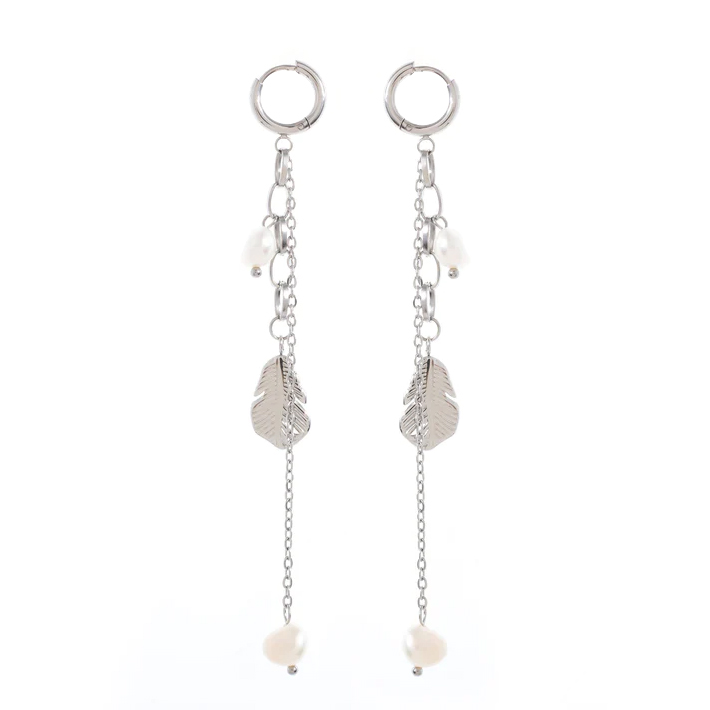 La Garçonne Bijoux Tropical Ohrringe Edelstahl Silber