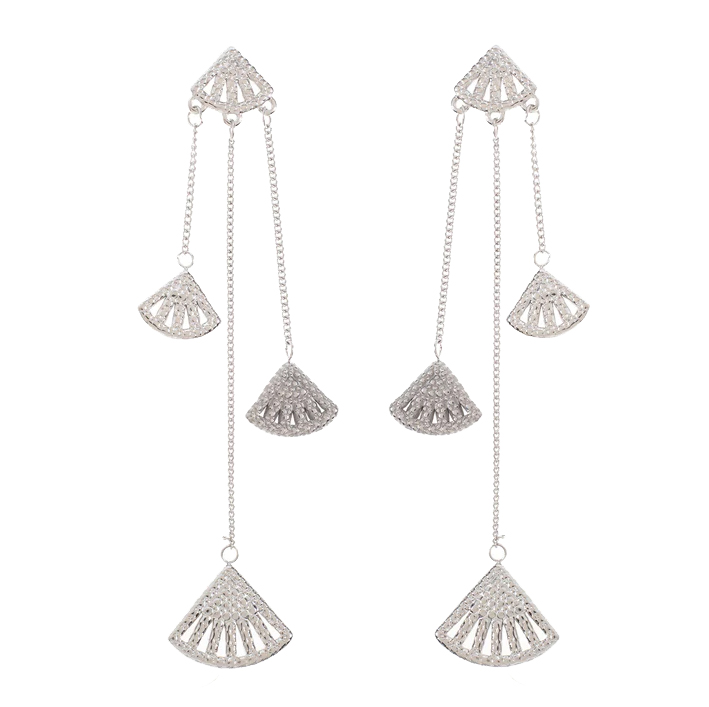 La Garçonne Bijoux Citron La Garconne Bijoux Ohrringe Edelstahl Silber vorne