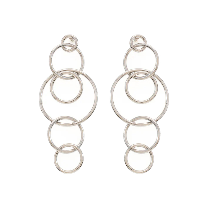 La Garçonne Bijoux Wire La Garconne Bijoux Ohrringe Edelstahl Silber vorne