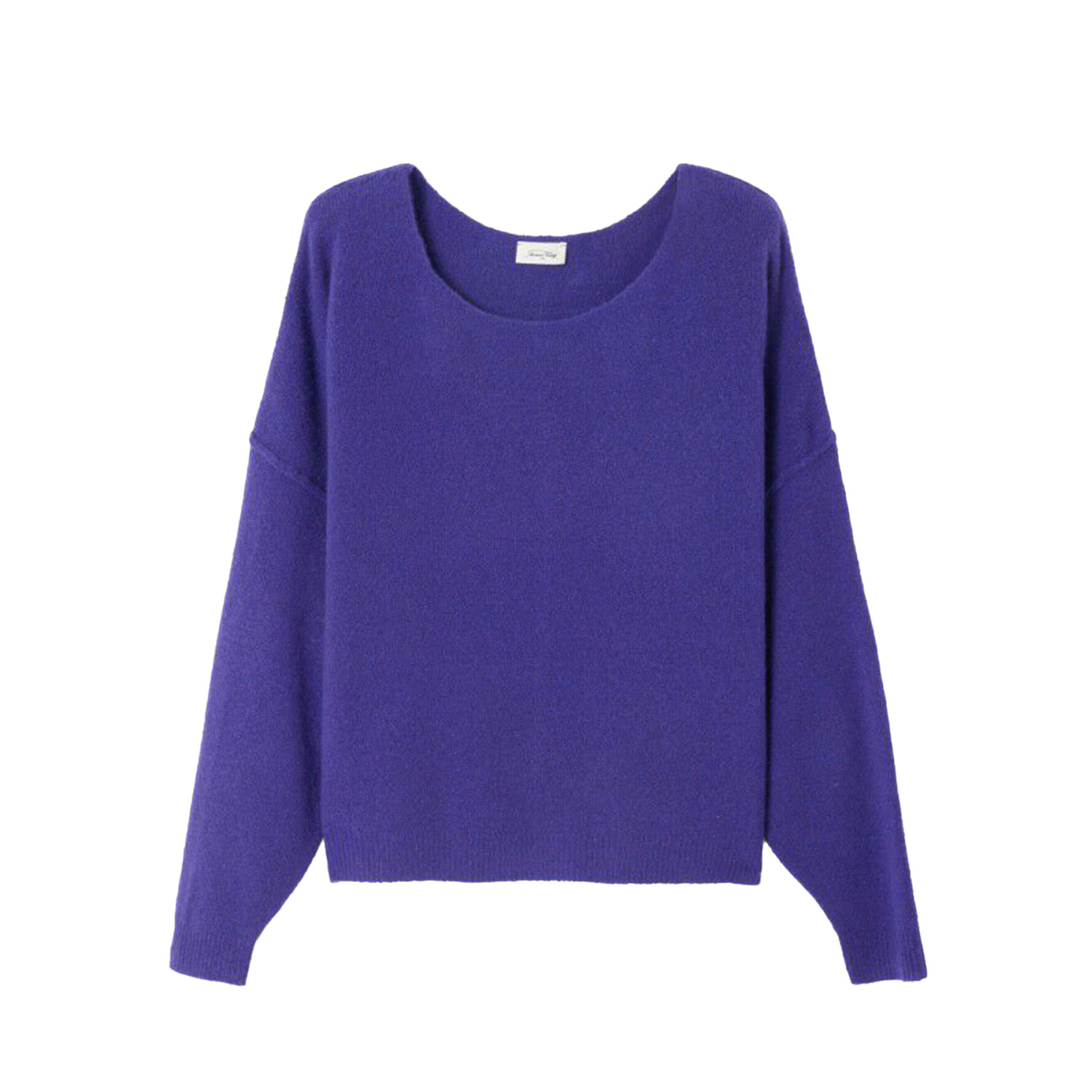 American Vintage Damsville Strickpullover in Violett von American Vintage vorne