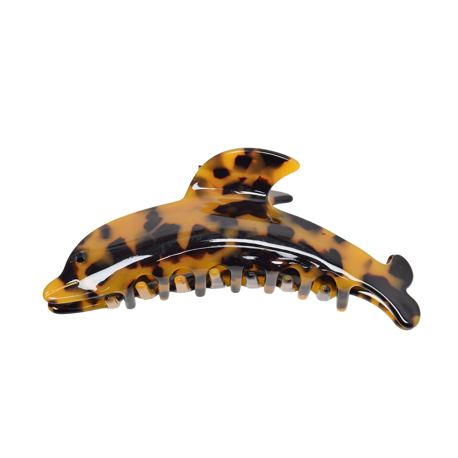 Voila Delphin Haarklammer Braun