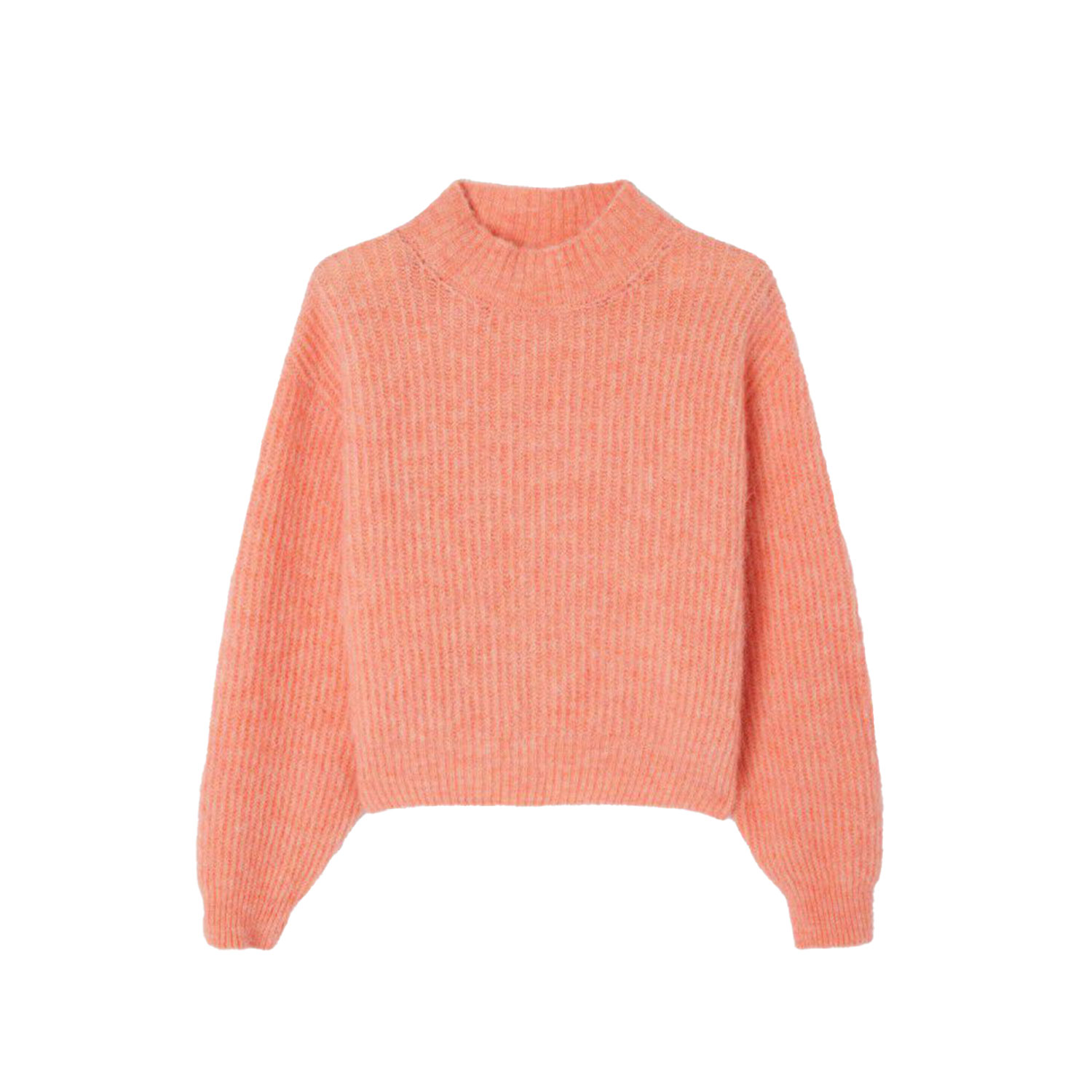 American Vintage East Strickpullover in Pfirsichfarben von American Vintage vorne