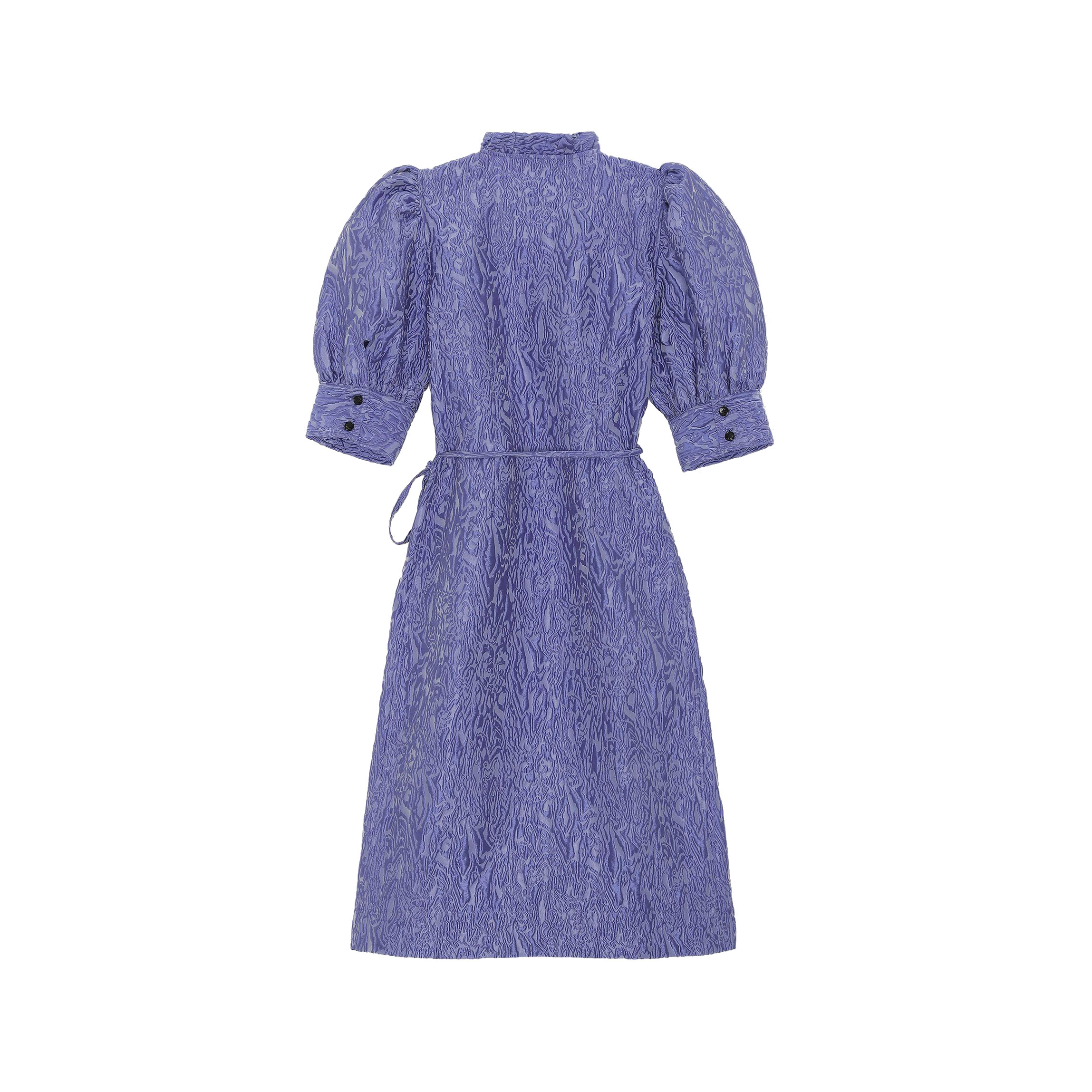 Ganni Ganni Wickelkleid violett hinten