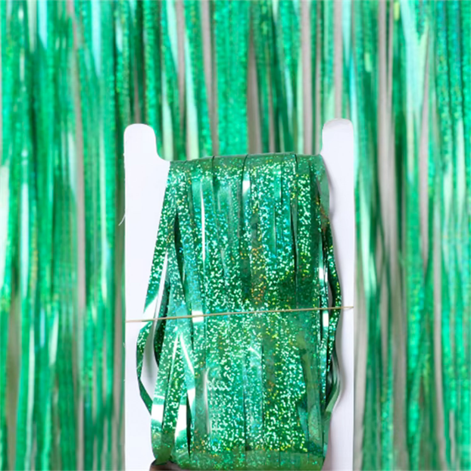 La Garçonne Home Glitzer Lametta Green
