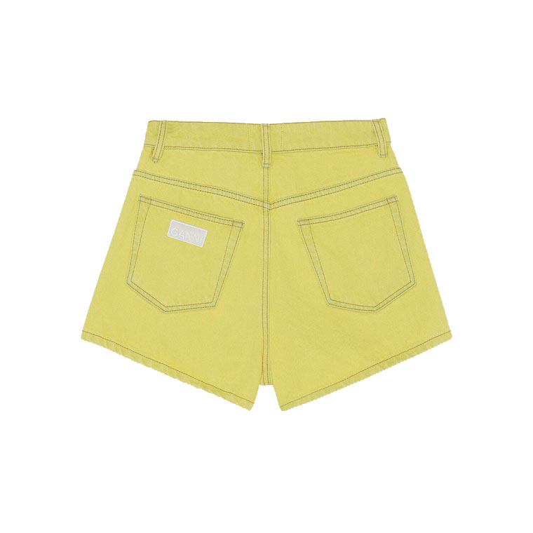 Ganni Ganni Shorts gelb hinten