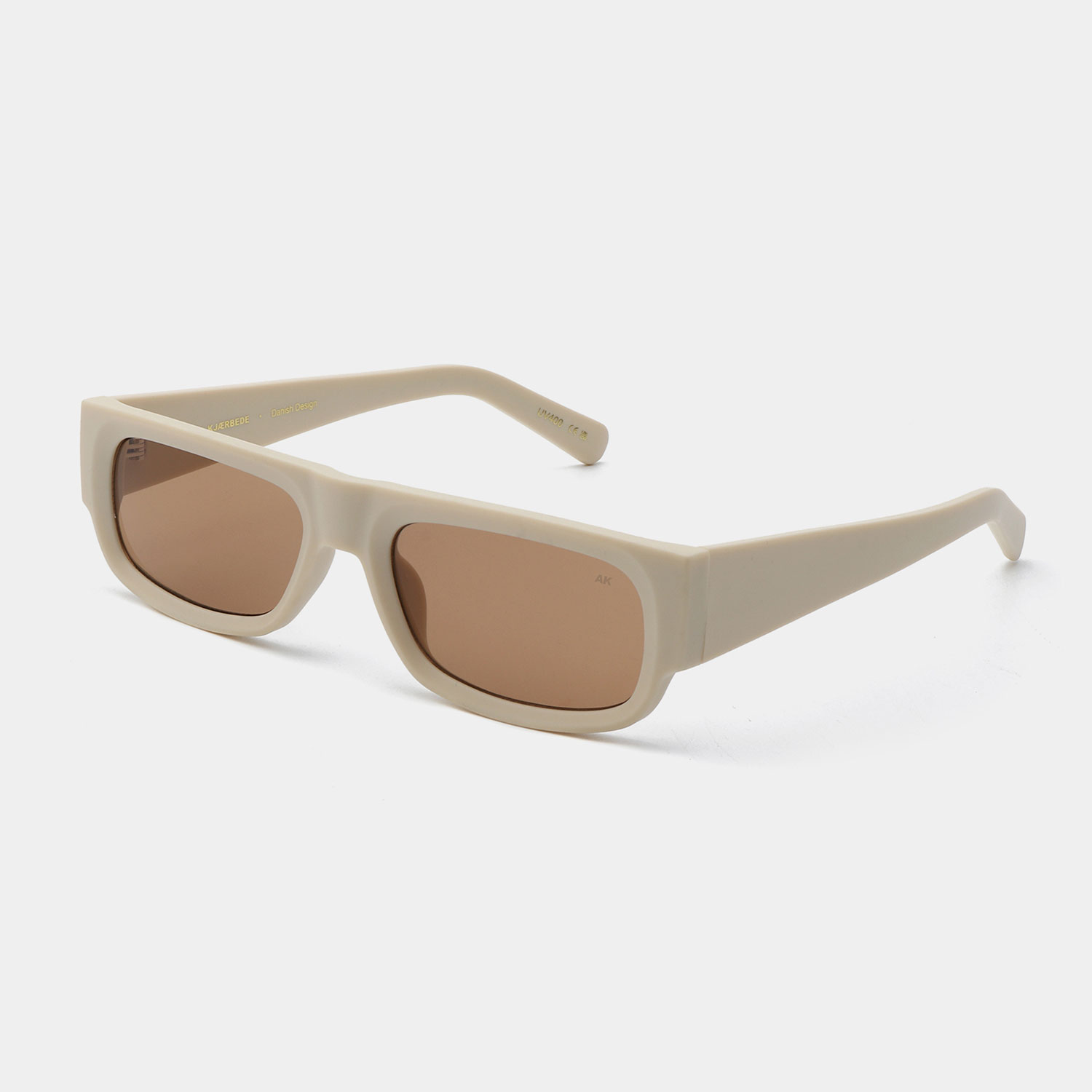 A.Kjaerbede Jean A.Kjaerbede Sonnenbrille beige seite