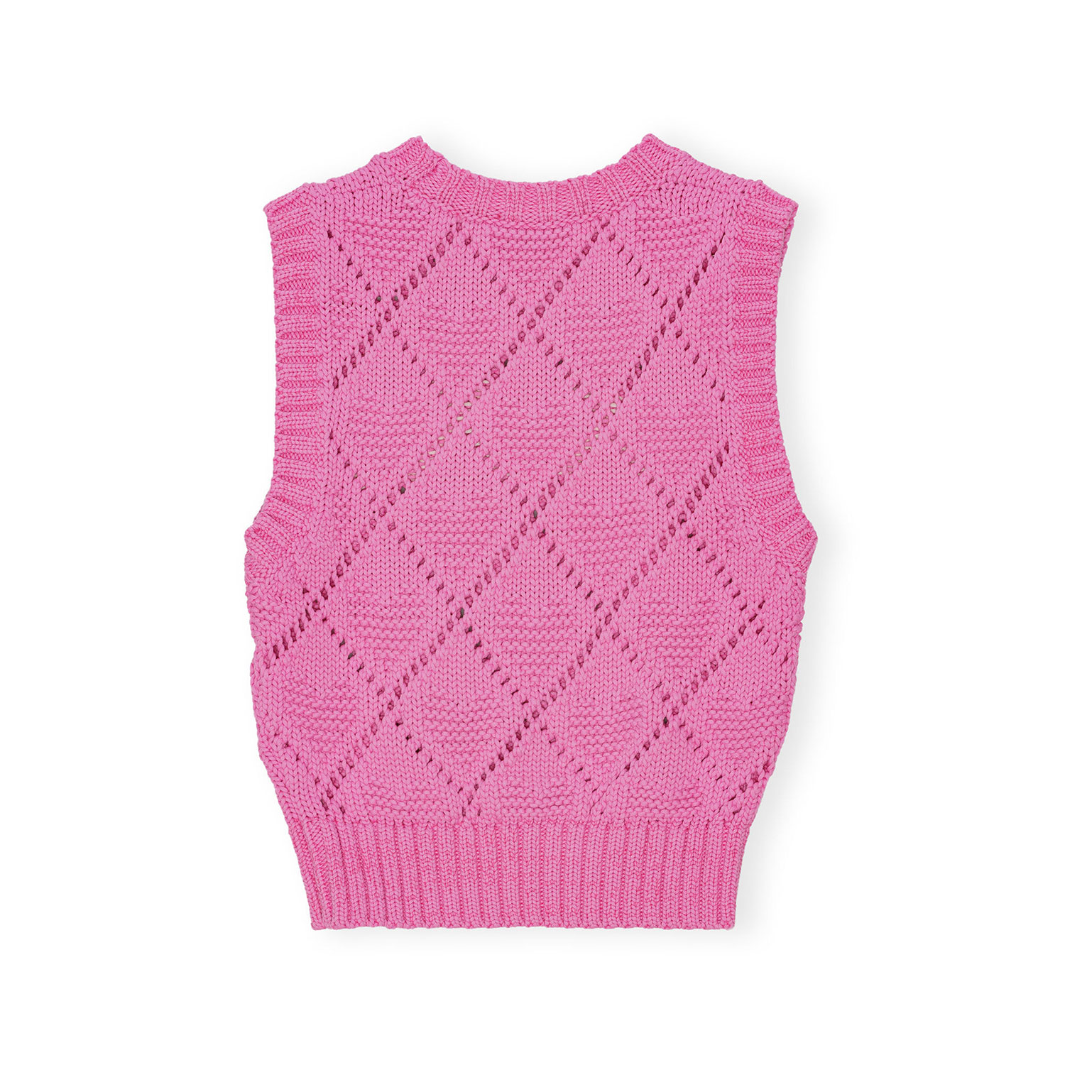 Ganni Rope Weste Rose Violet