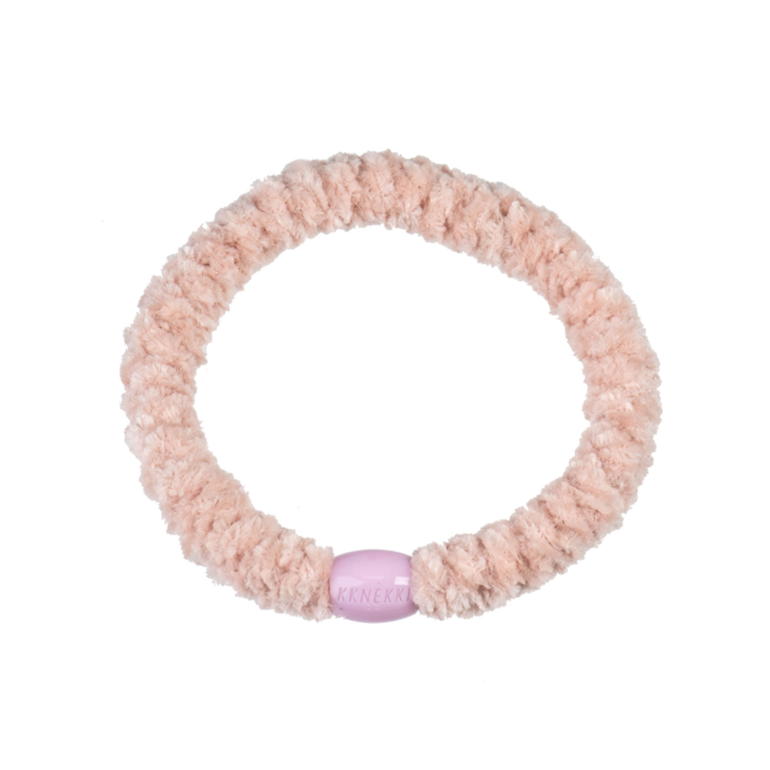 Voila Image Kknekki Haargummi Velvet Dusty Light Pink
