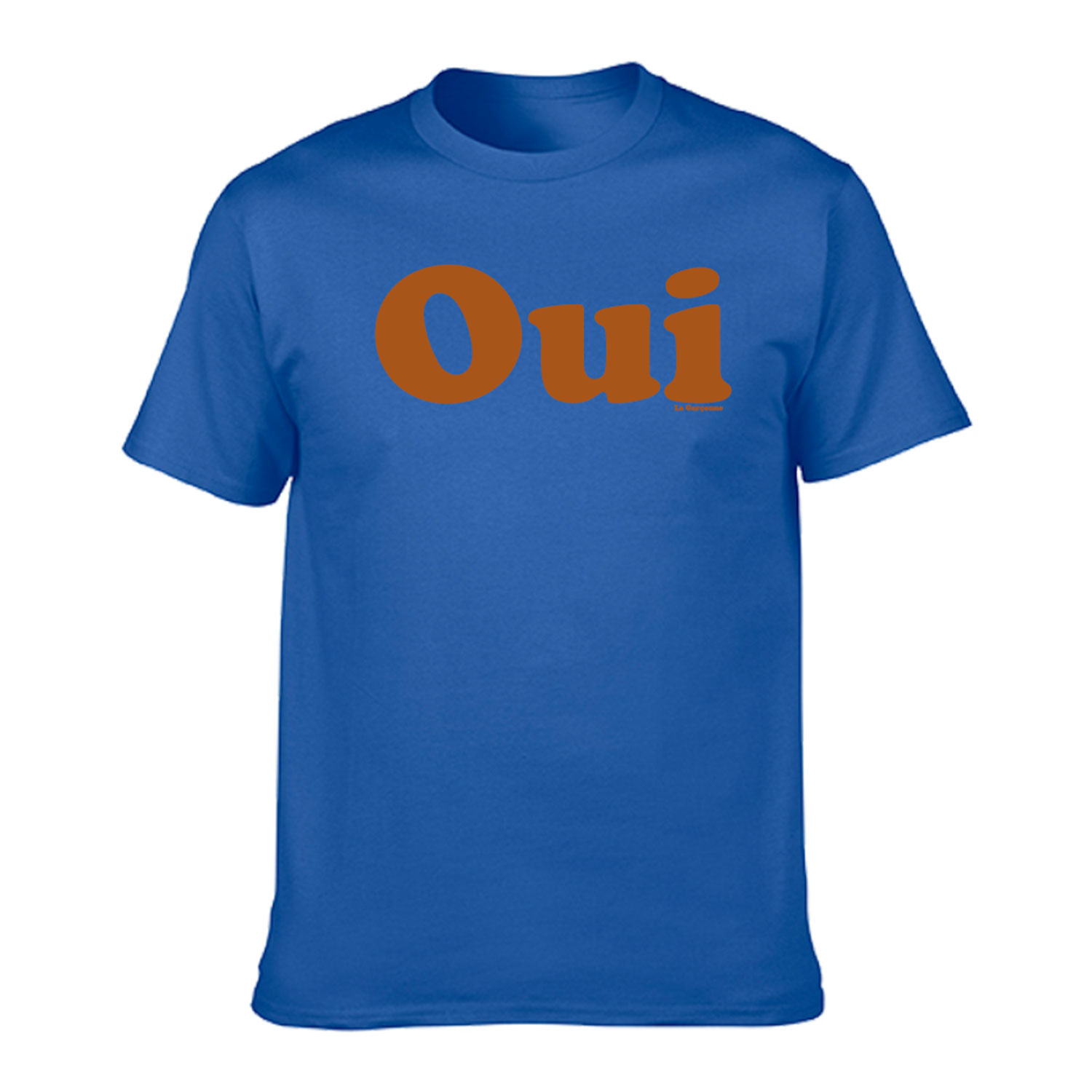 Oui Logo T-Shirt Königsblau