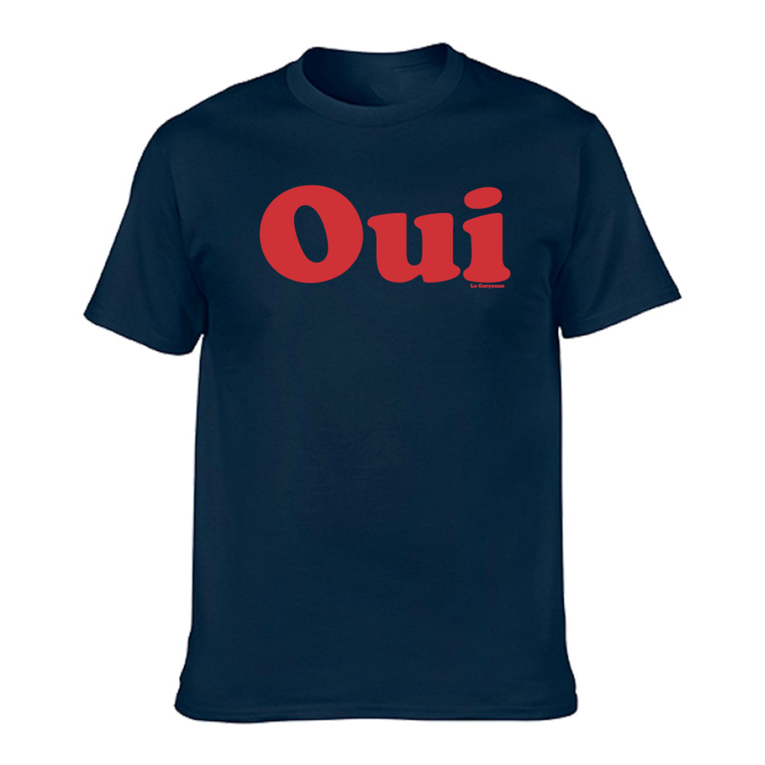 La Garçonne Vetements Oui Logo T-Shirt Navy