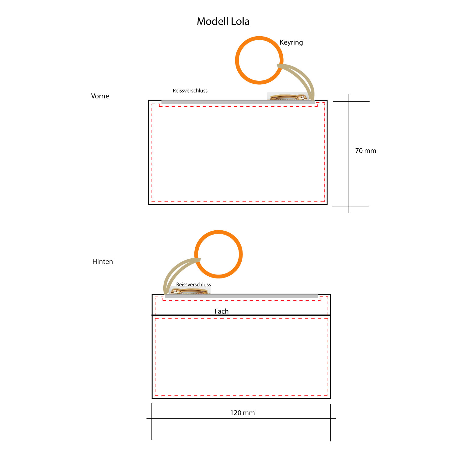 La Garçonne Accessoires Lola Portemonnaie Black