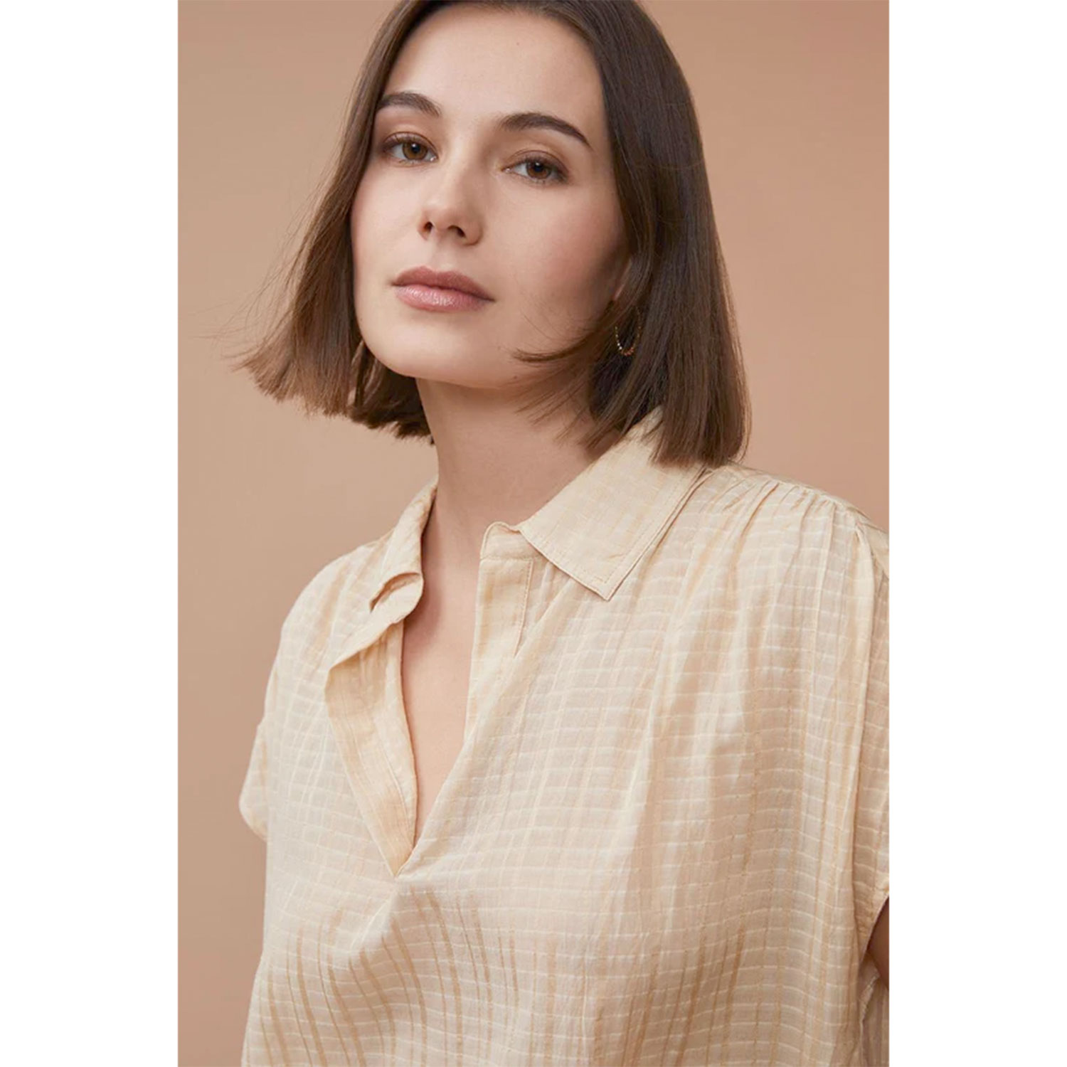 Harris Wilson Luis Top Beige