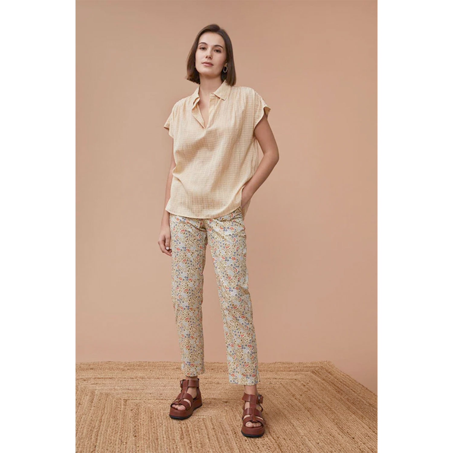 Harris Wilson Luis Top Beige