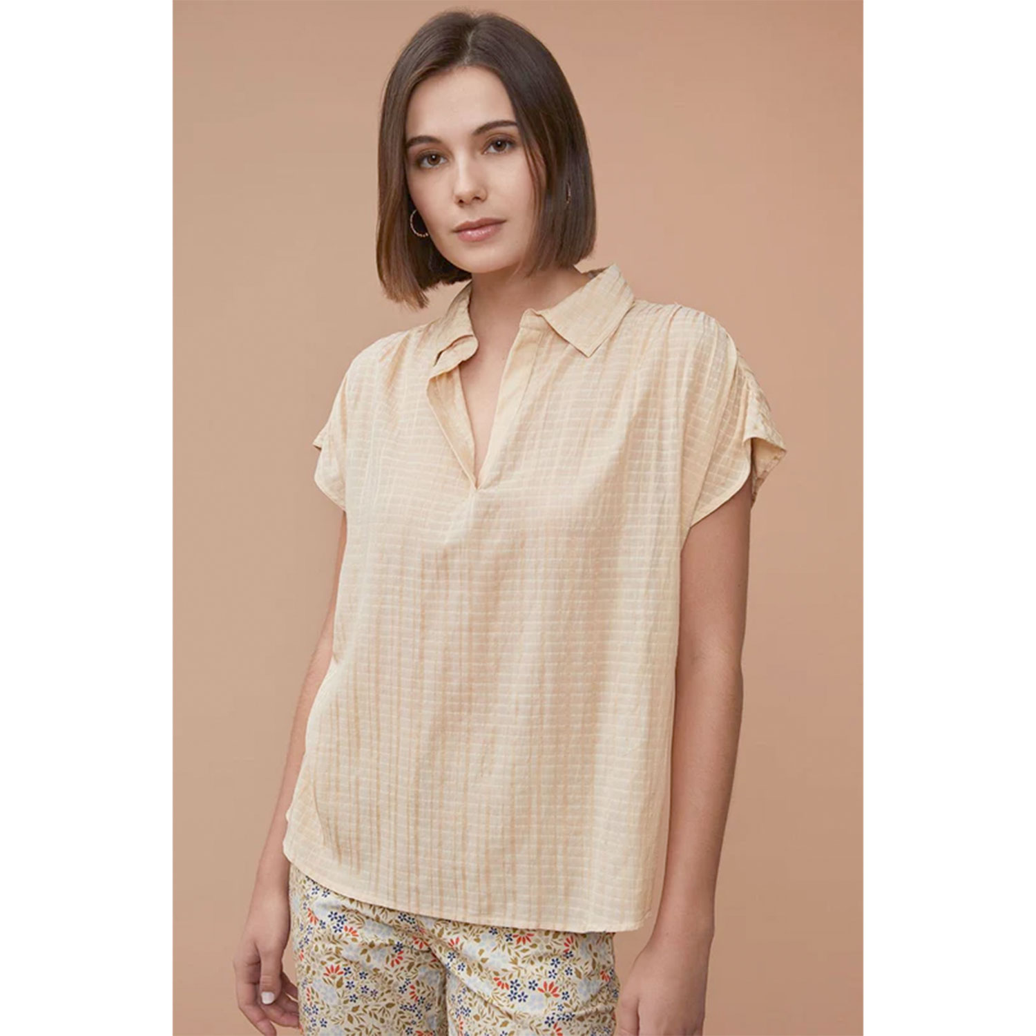 Harris Wilson Luis Top Beige