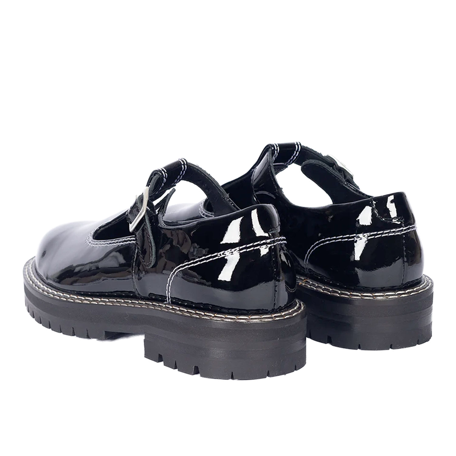 Angulus Mary-Jane Loafer Lackleder