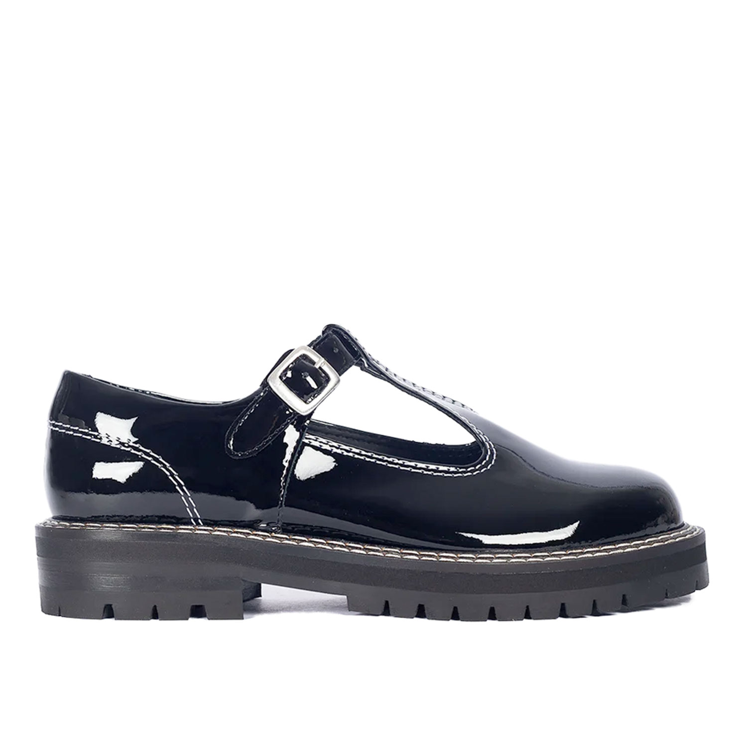Angulus Mary-Jane Loafer Lackleder