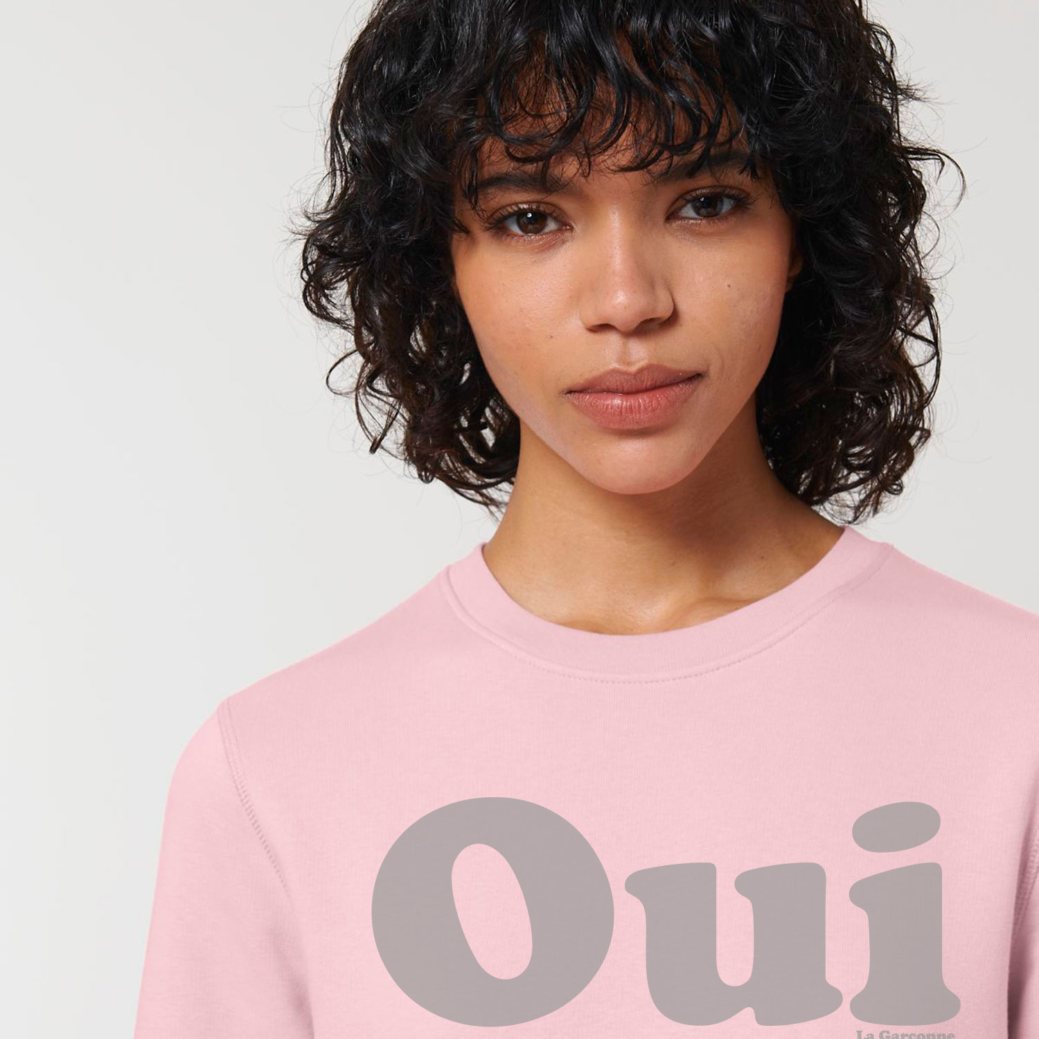La Garçonne Vetements Oui Sweater Cotton Pink