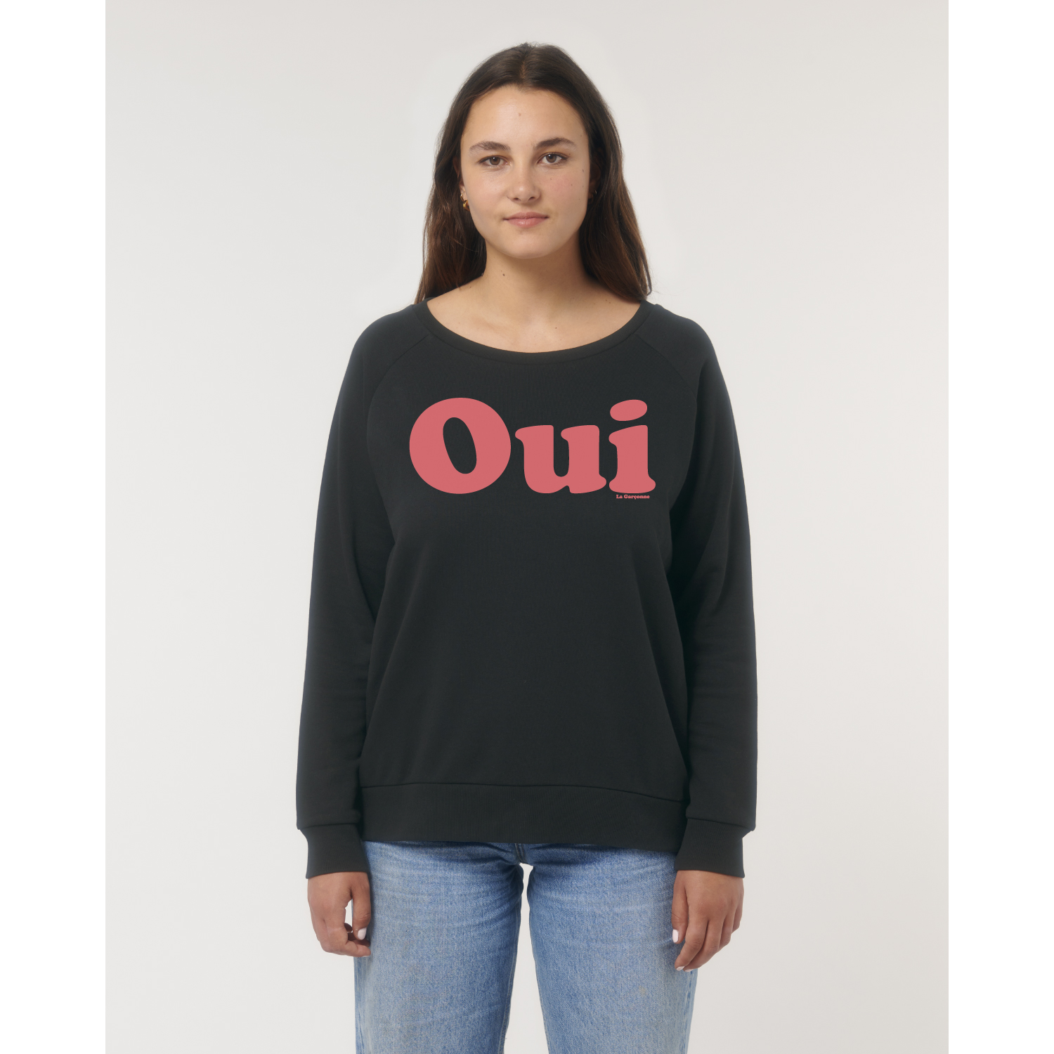 La Garçonne Vetements Oui Sweater Raglan Black/Rose