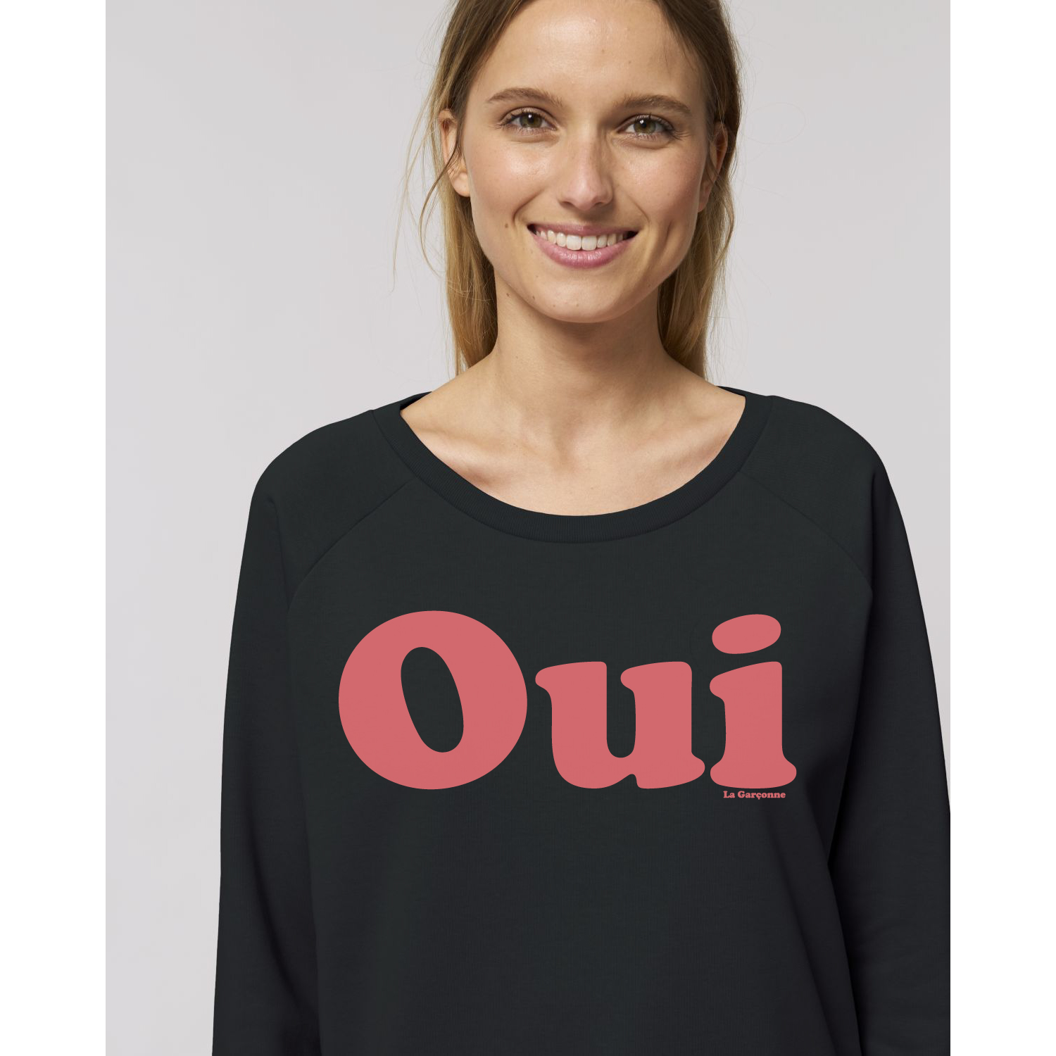 La Garçonne Vetements Oui Sweater Raglan Black/Rose
