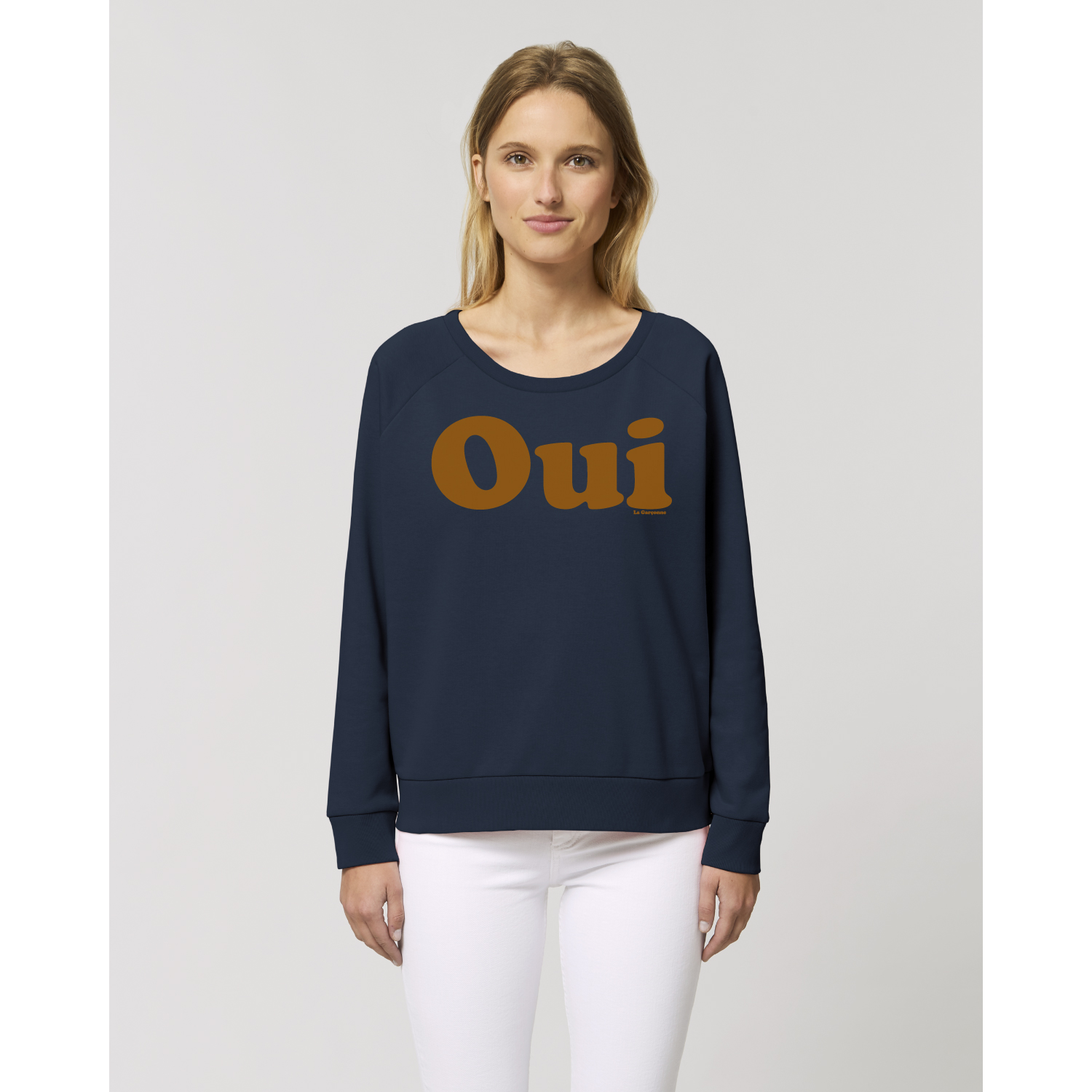 Oui Sweater Raglan French Navy