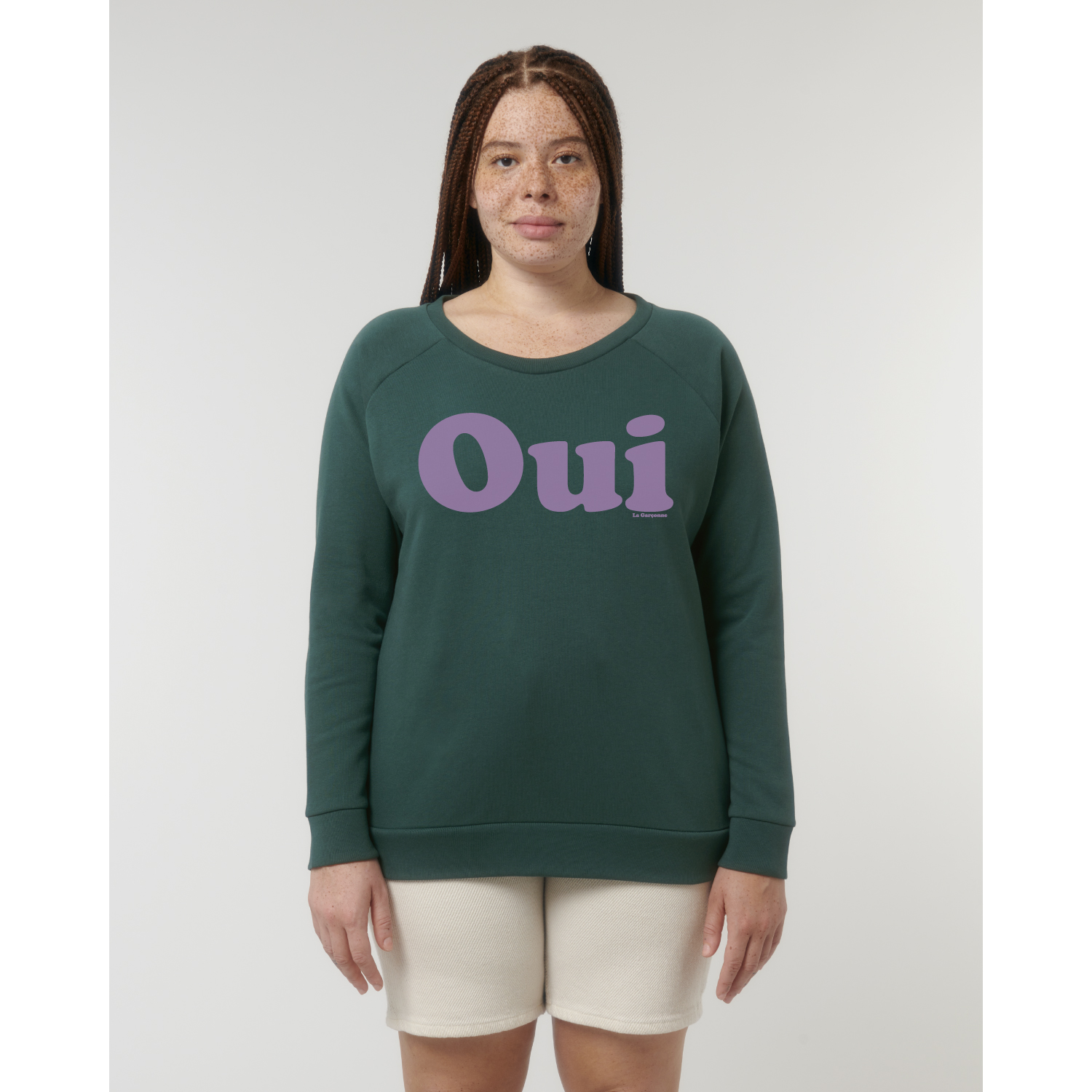 La Garçonne Vetements Oui Sweater Raglan Glazed Green
