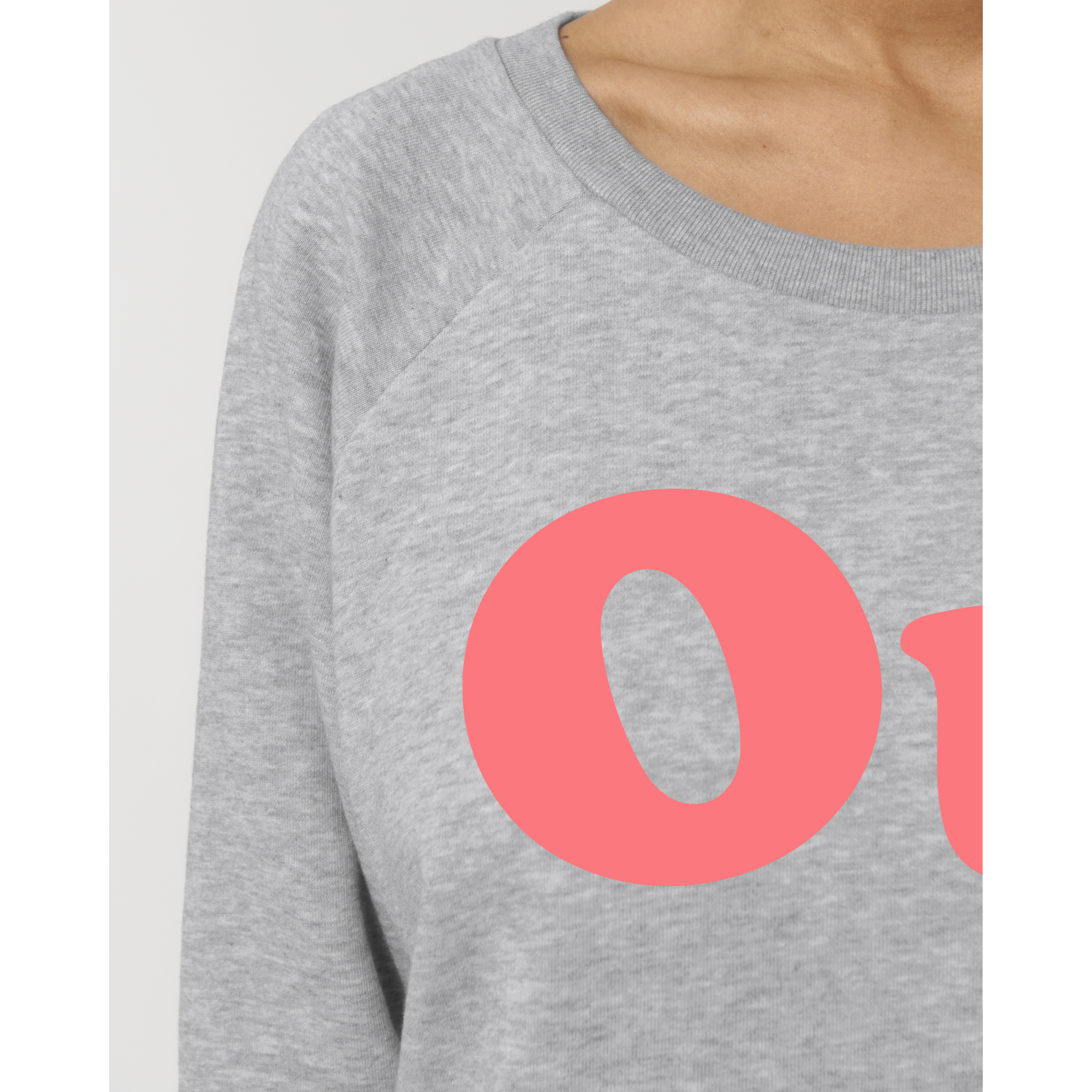 La Garçonne Vetements Oui Sweater Raglan Heather Grey