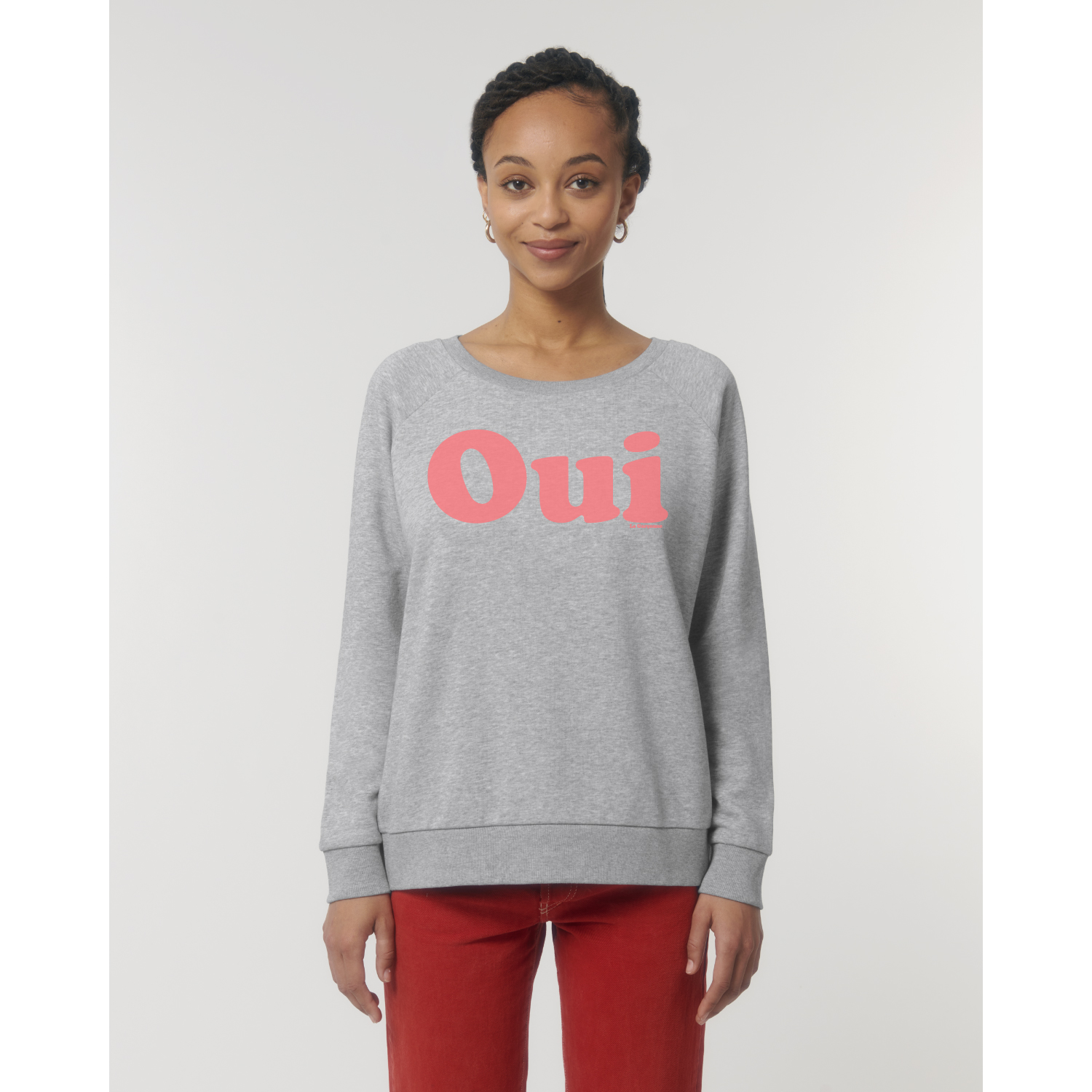 La Garçonne Vetements Oui Sweater Raglan Heather Grey