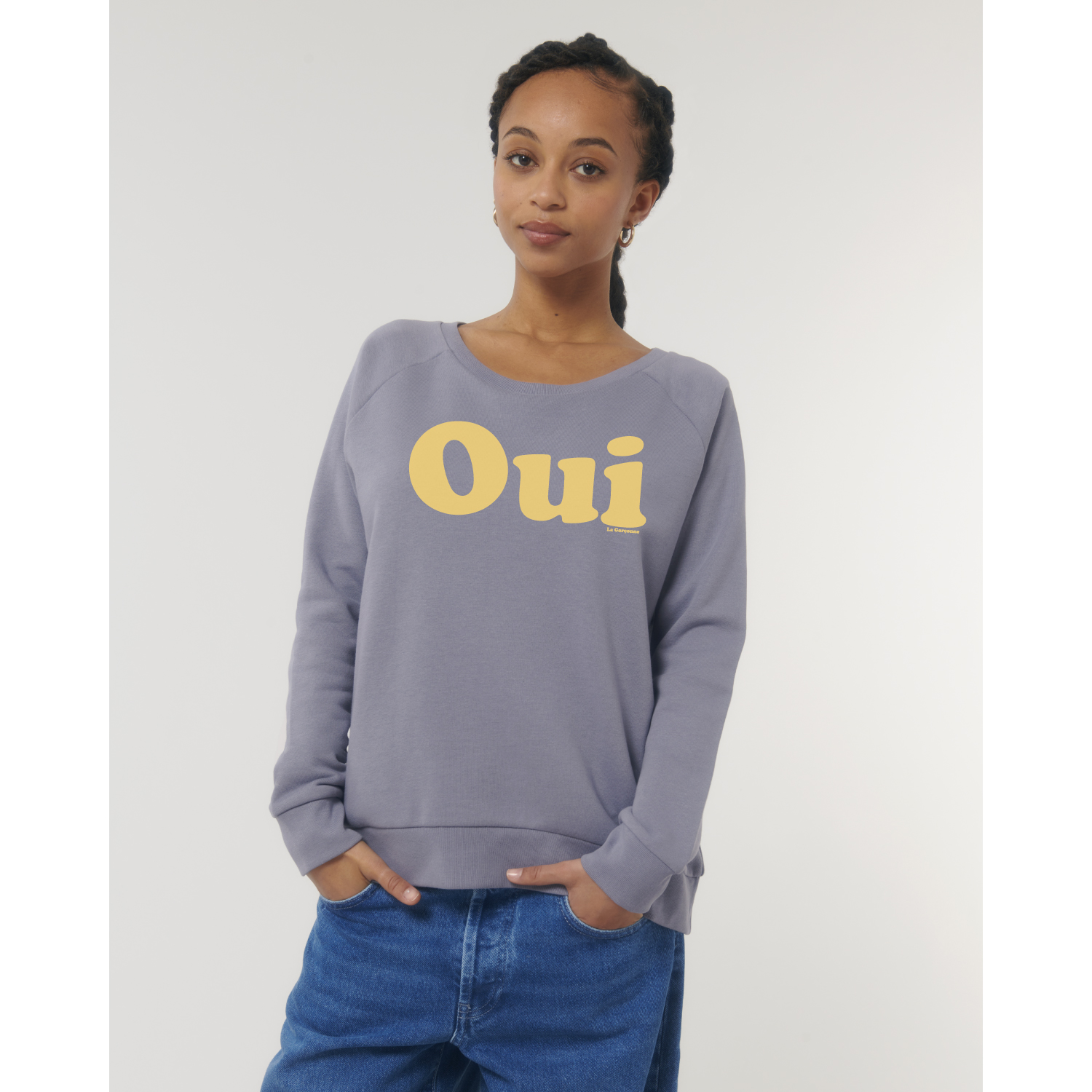La Garçonne Vetements Oui Sweater Raglan Lava Grey