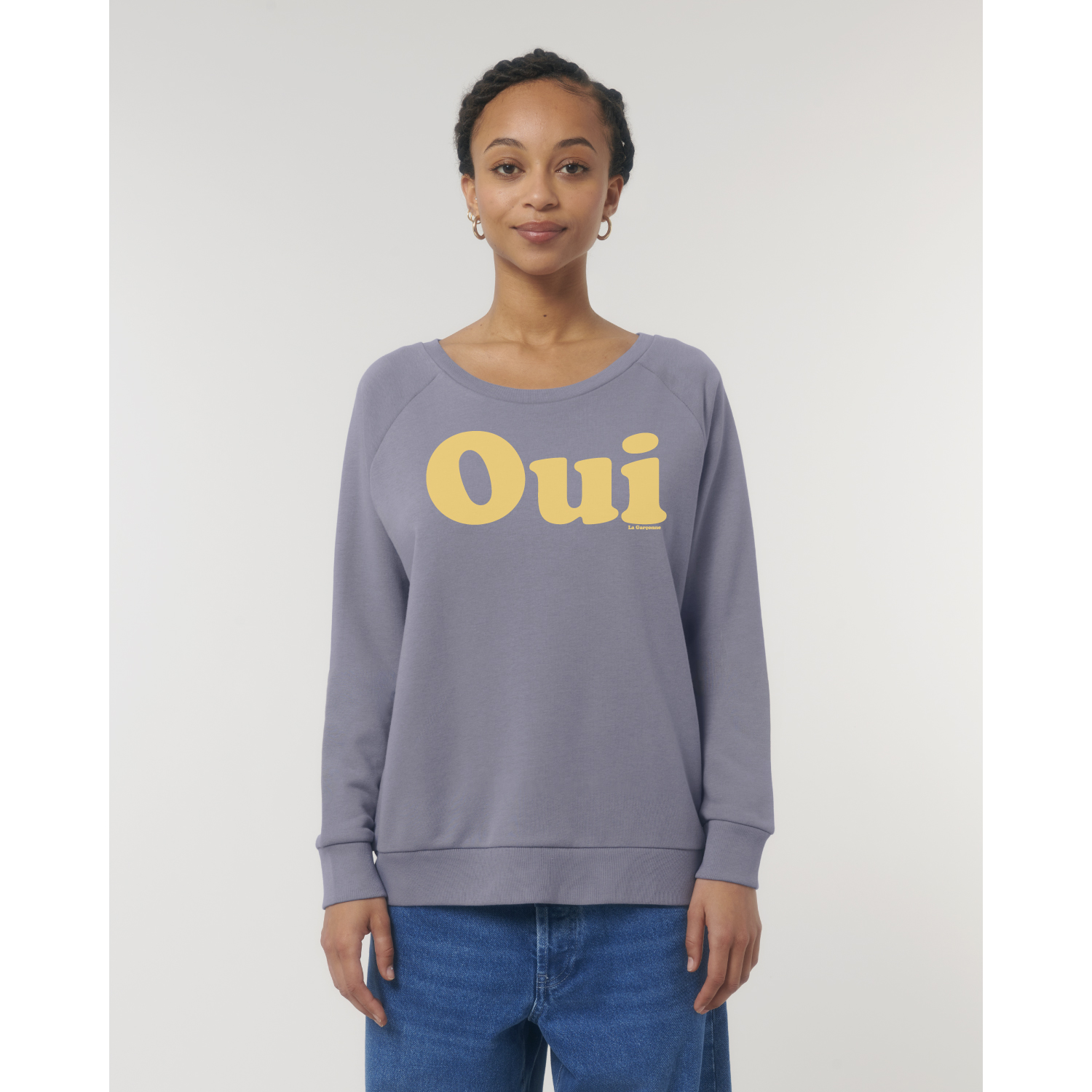 La Garçonne Vetements Oui Sweater Raglan Lava Grey