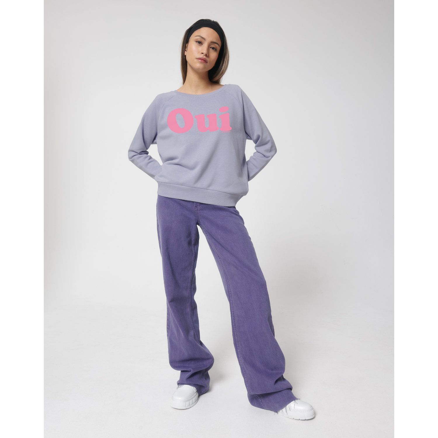 La Garçonne Vetements Oui Sweater Raglan Lavender