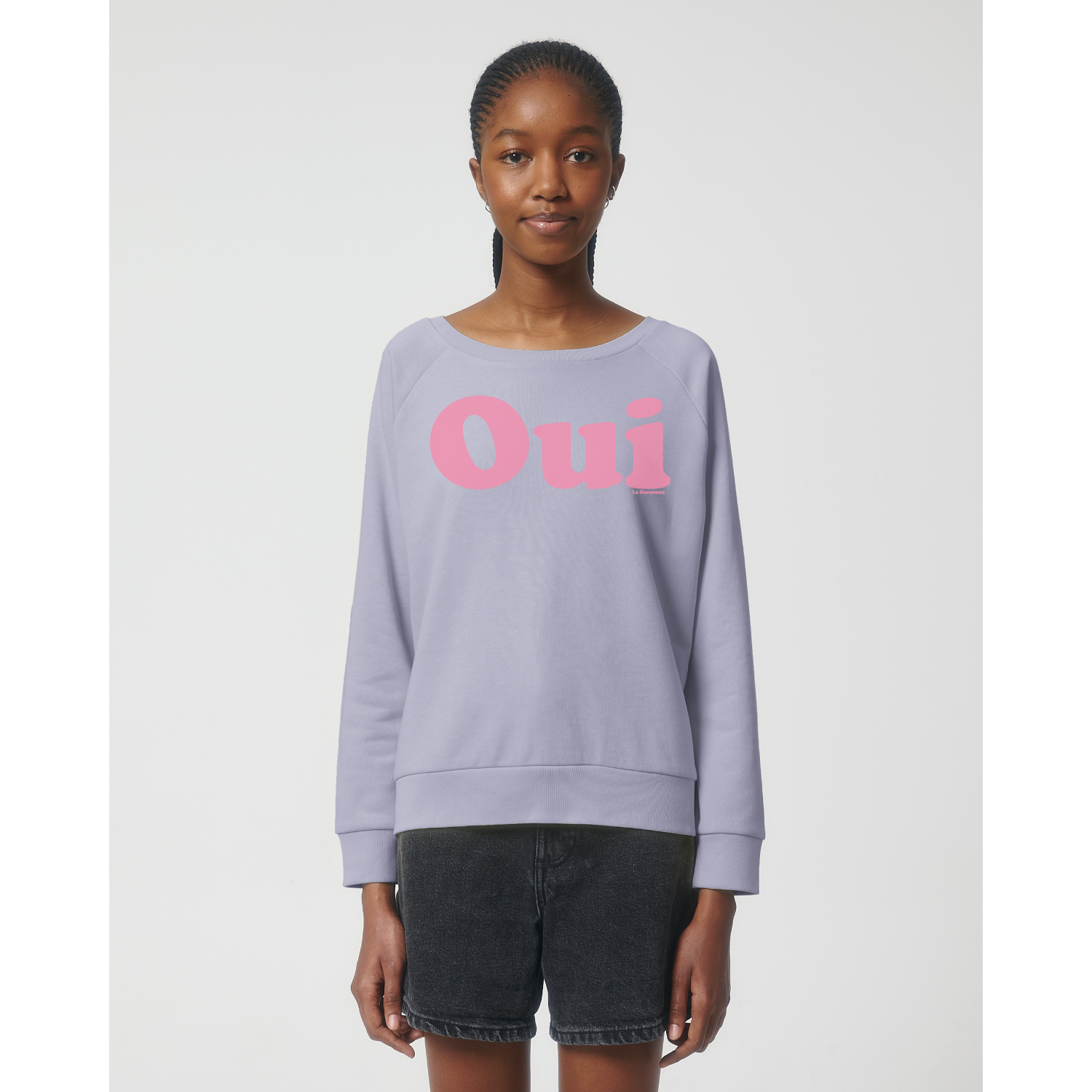 La Garçonne Vetements Oui Sweater Raglan Lavender