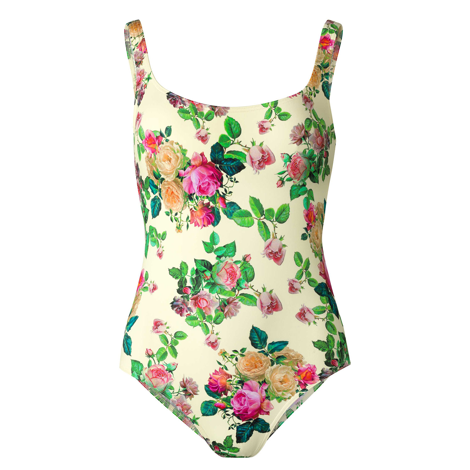 Paula Poppy Badekleid Ecru Roses