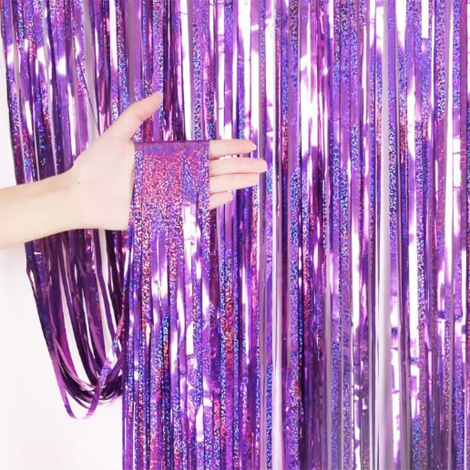 La Garçonne Home Glitzer Lametta Purple