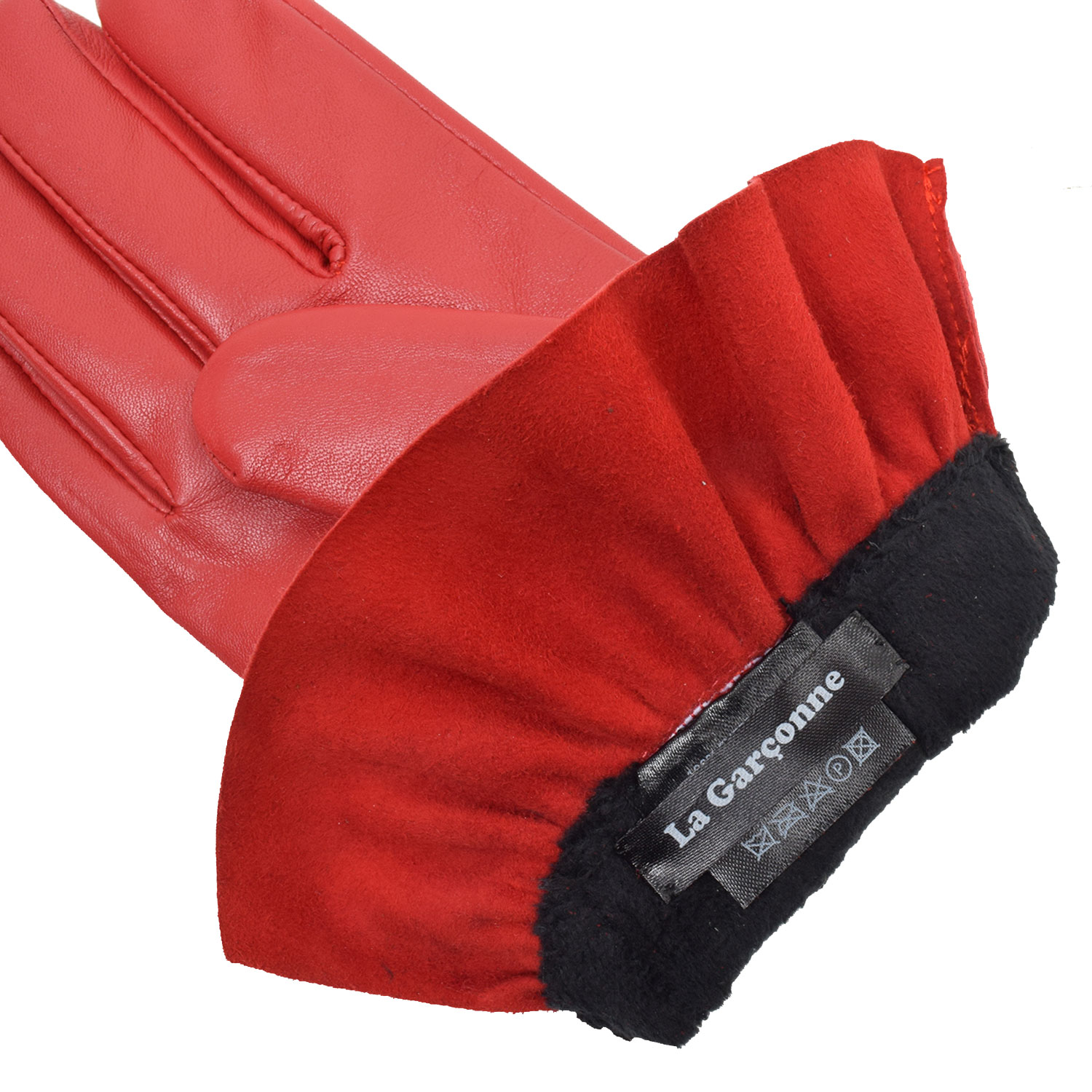 La Garçonne Accessoires Rocko Handschuh Rot