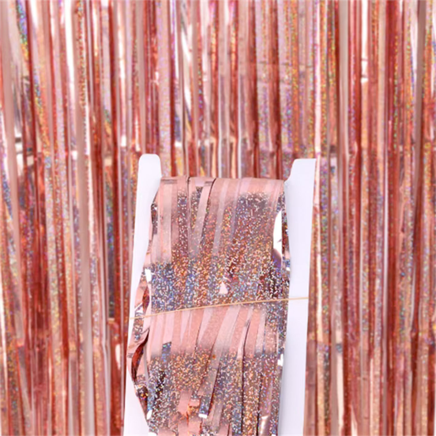 La Garçonne Home Glitzer Lametta Rose Gold