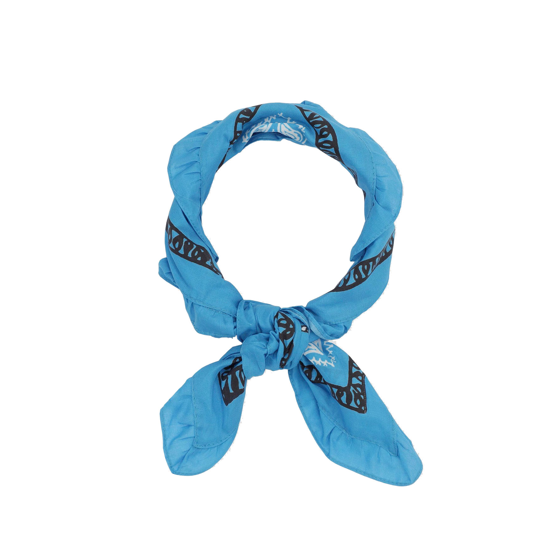 Ganni Bandana Ganni Blau vorne