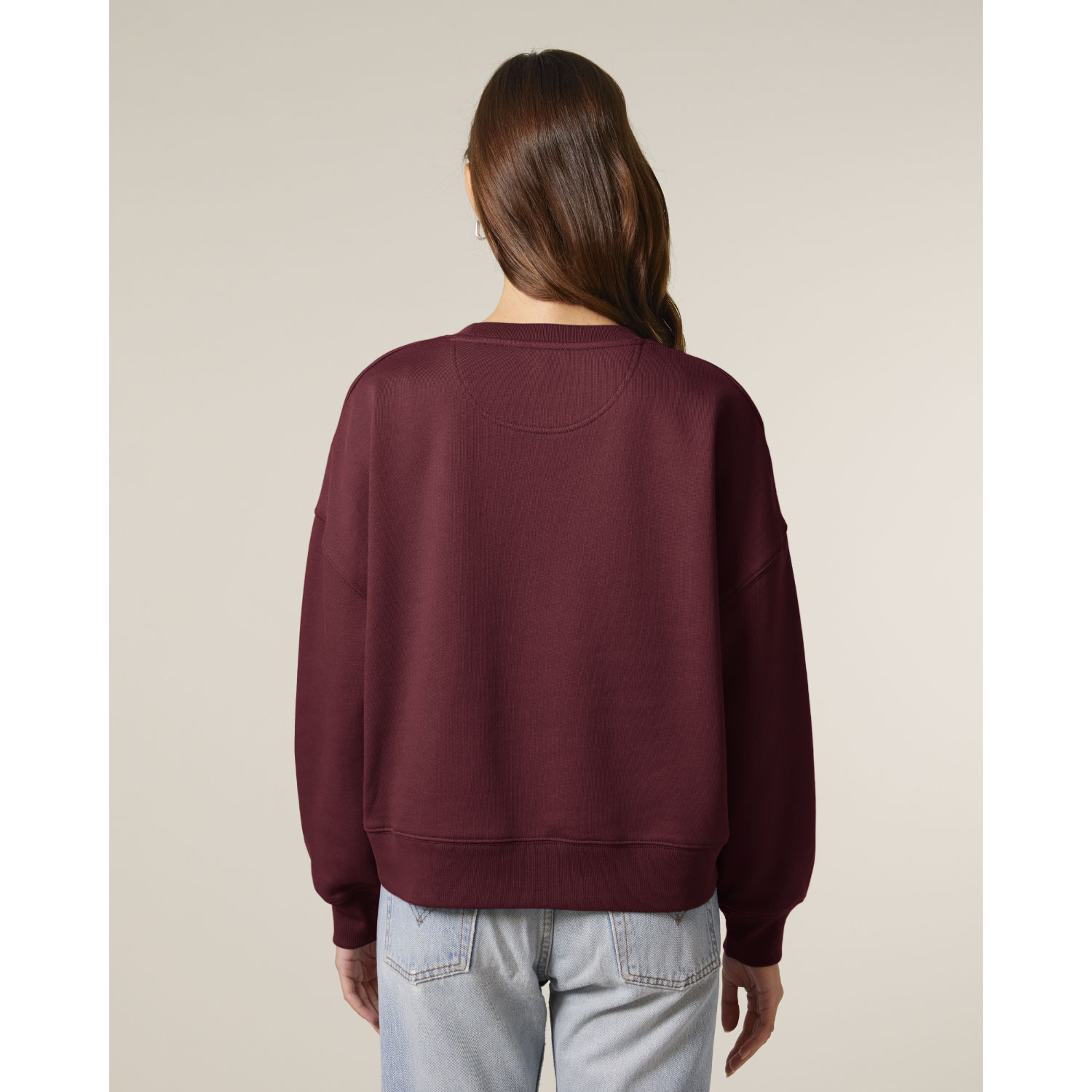 La Garçonne Vetements Oui Sweater Alma Burgundy