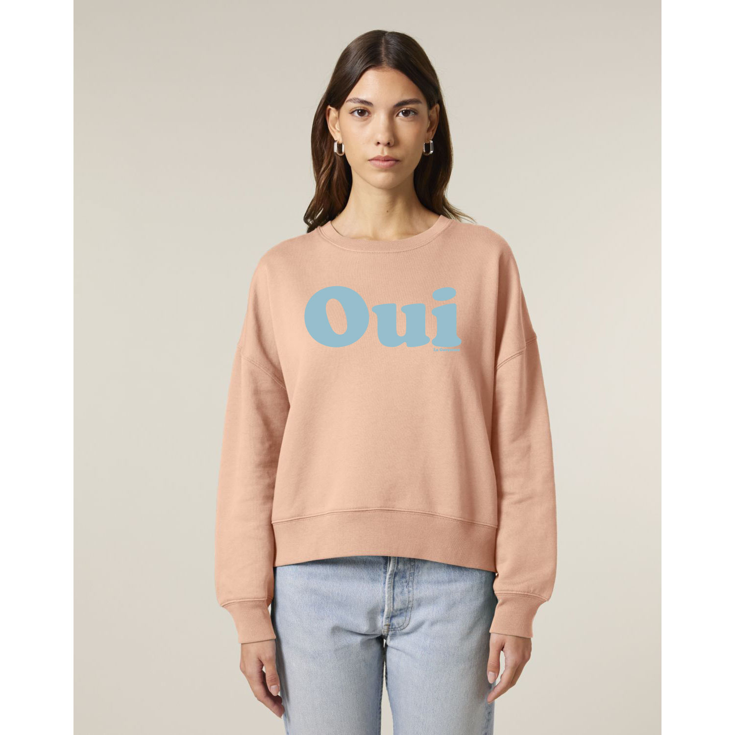 La Garçonne Vetements Oui Alma Sweater Fraiche Peche