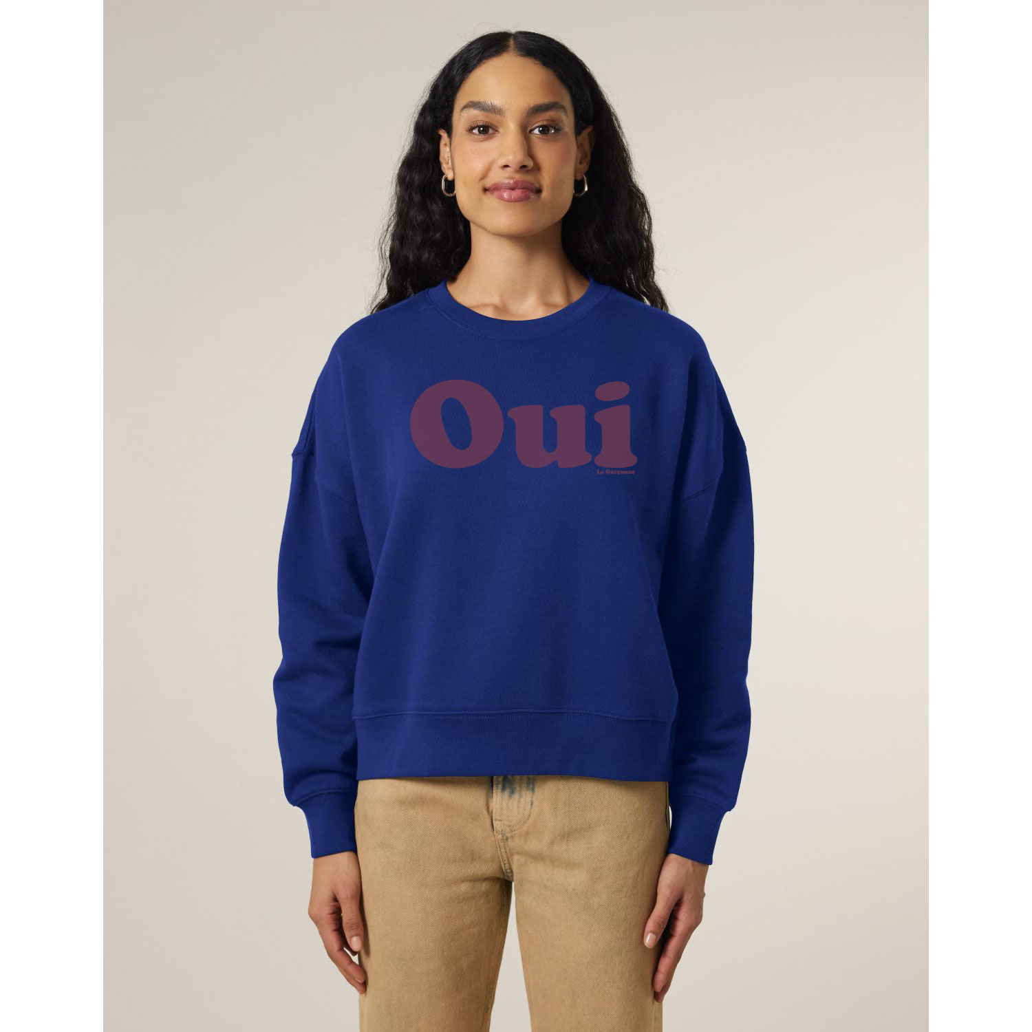 La Garçonne Vetements Oui Alma Sweater Worker Blue