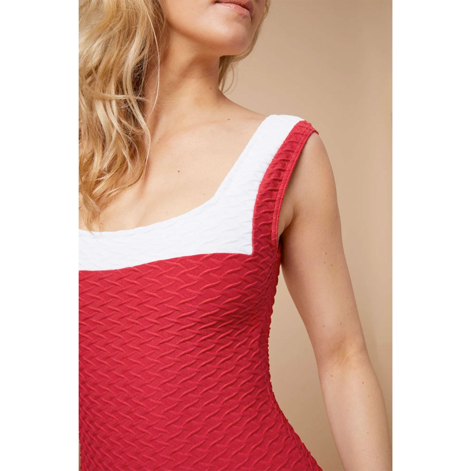 Paula Swordfish Badekleid Scarlet